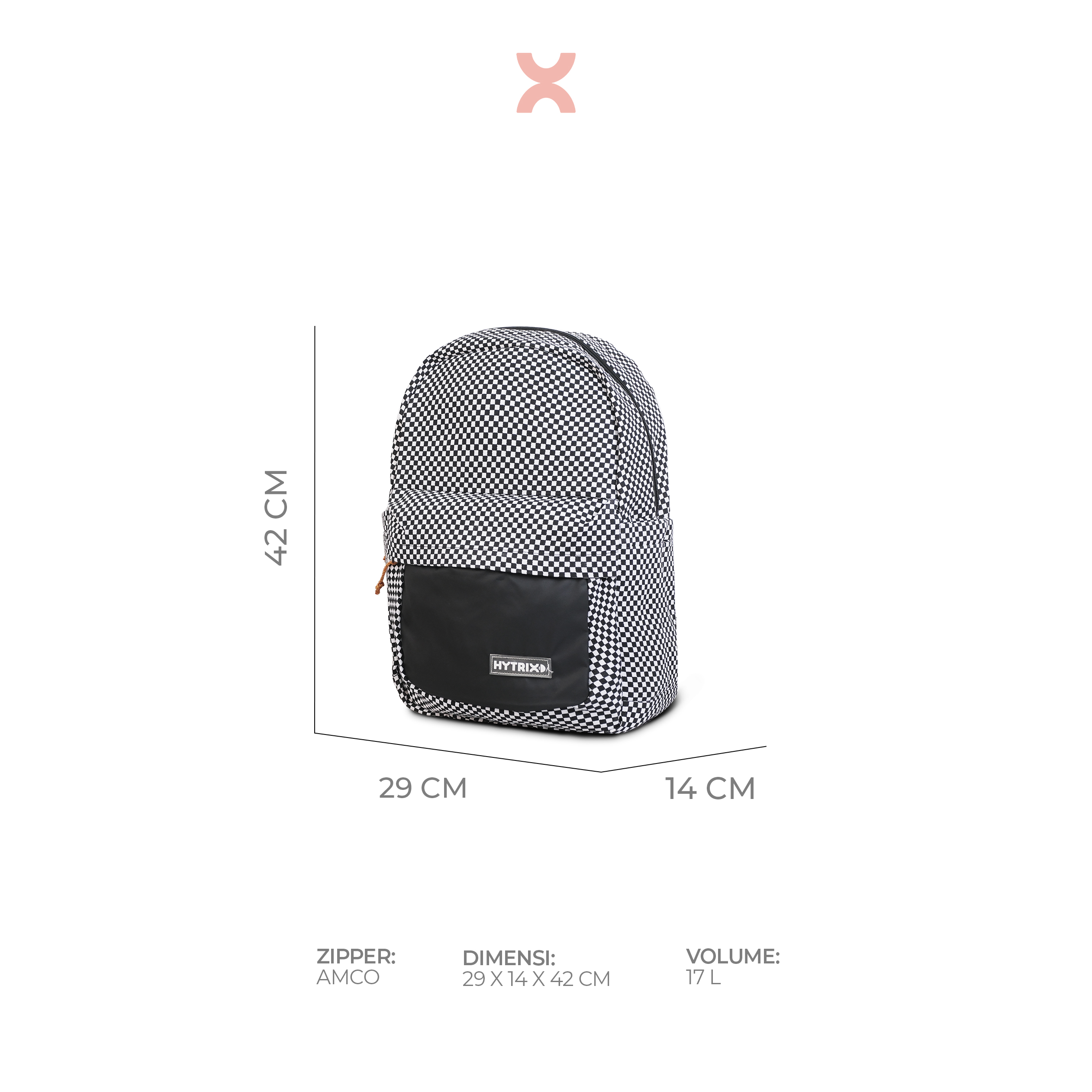 HYTRIX Printy  Daily Stylish Backpack | Tas Ransel Motif Unisex  [AF91]