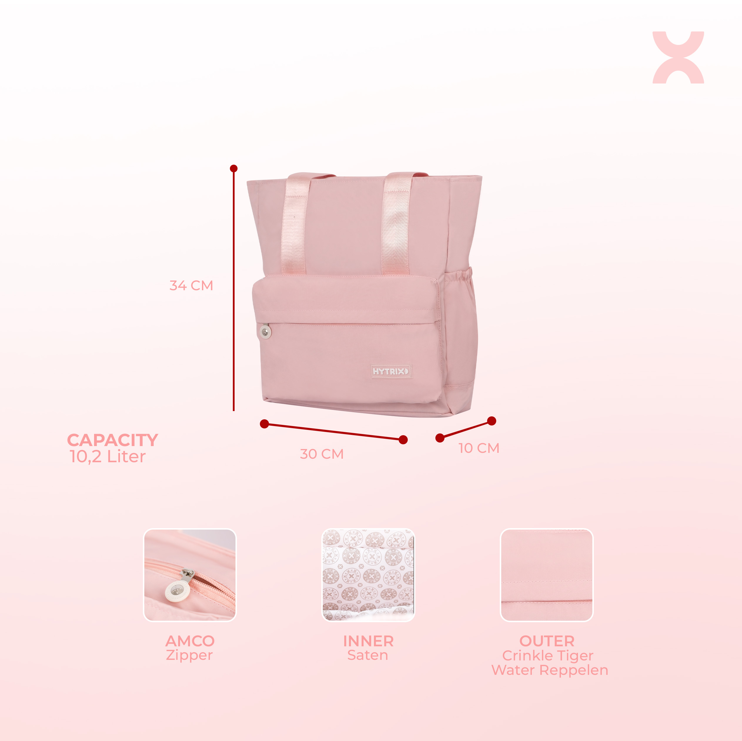 LUMI 04 2IN1 MEDIUM HANDBAG TOTEBAG