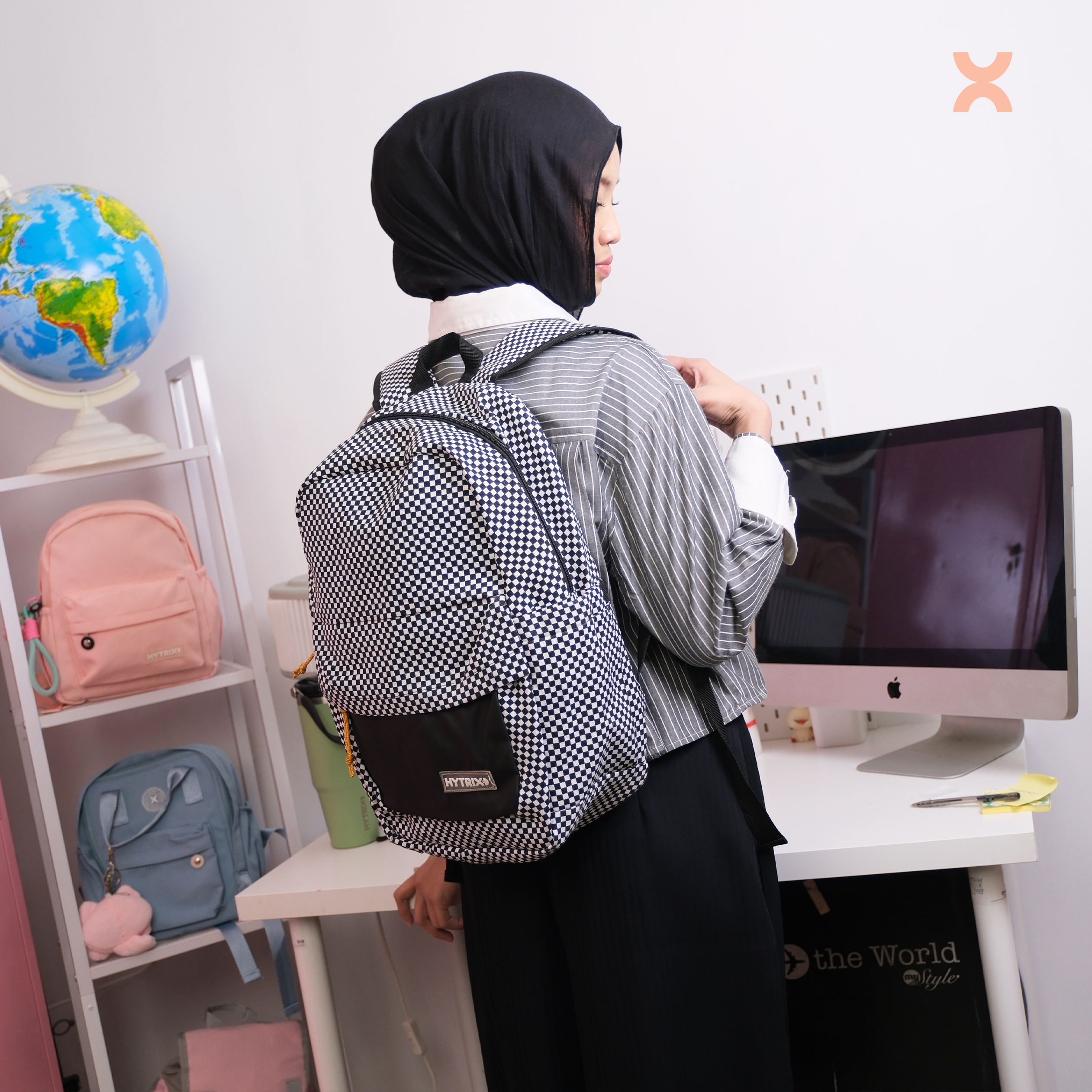 HYTRIX Printy  Daily Stylish Backpack | Tas Ransel Motif Unisex  [AF91]