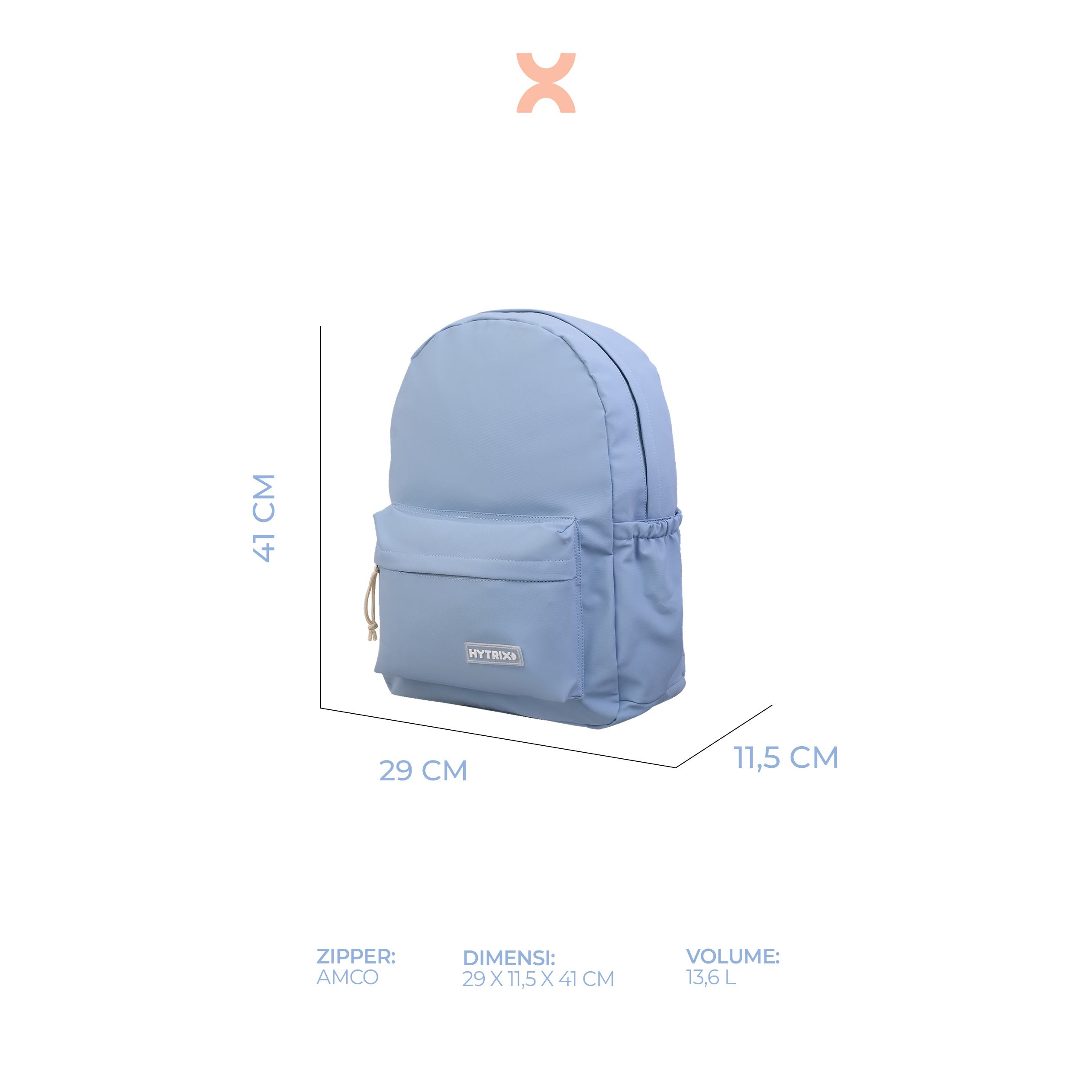 HYTRIX  - Cecilia Midi Colour Pop Backpack Water reppelent - Ransel Unik Limited Series  [AF109]