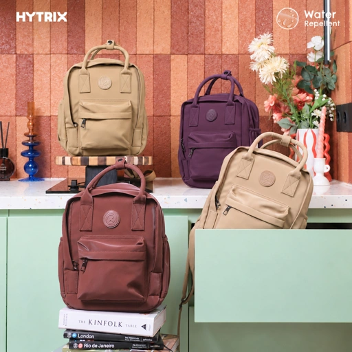 HYTRIX Tas Wanita Mini Backpack - Camelia - Velvet Series  [SR01]