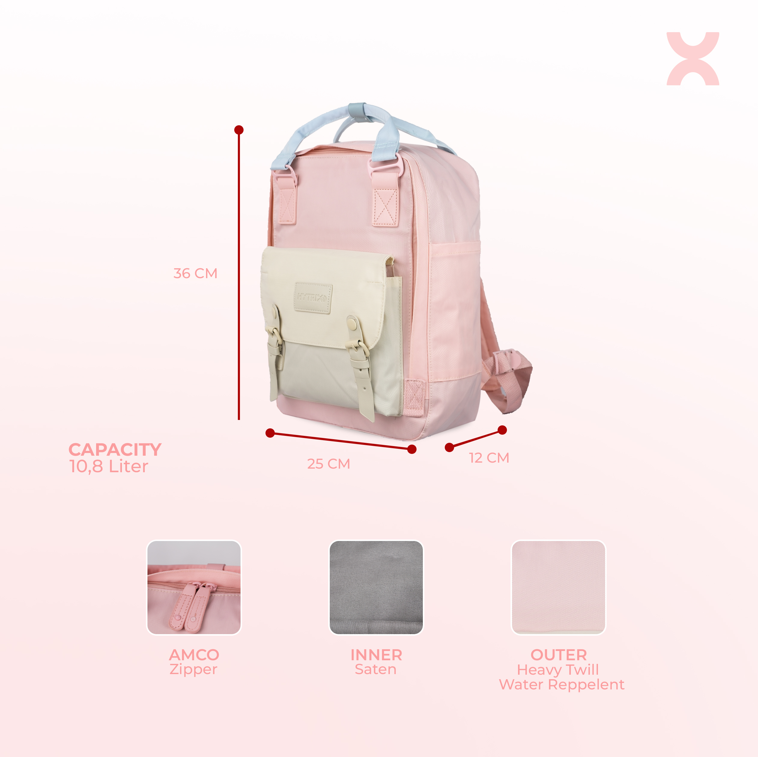 LUNA POP02 2IN1 MEDIUM TOTEBAG BACKPACK
