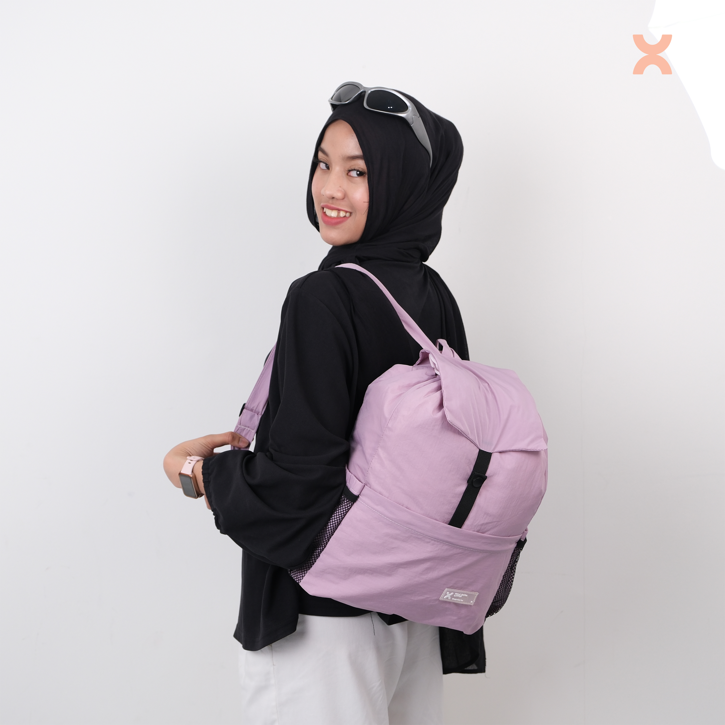 ARUNICA KALA MEDIUM DRAWSTRING BACKPACK