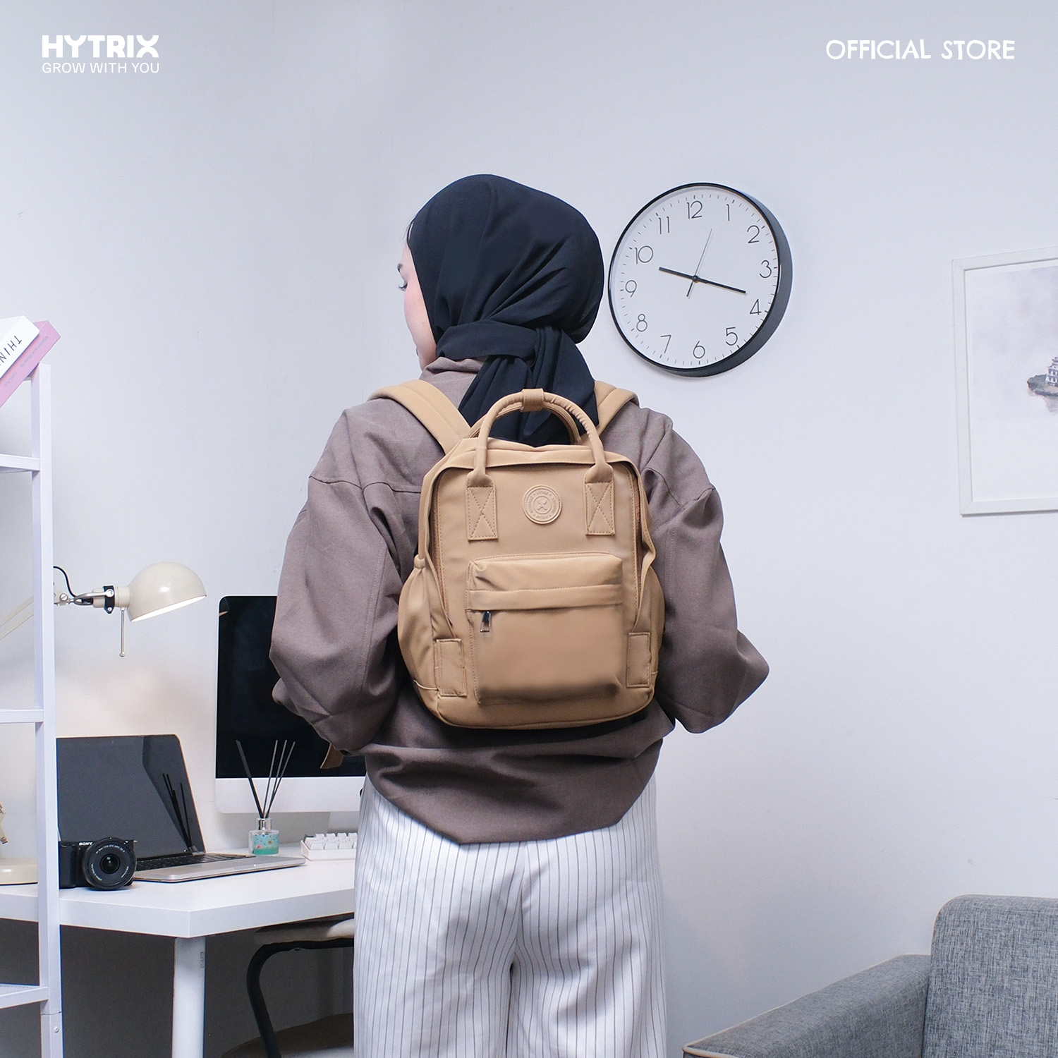HYTRIX Tas Wanita Mini Backpack - Camelia - Velvet Series  [SR01]