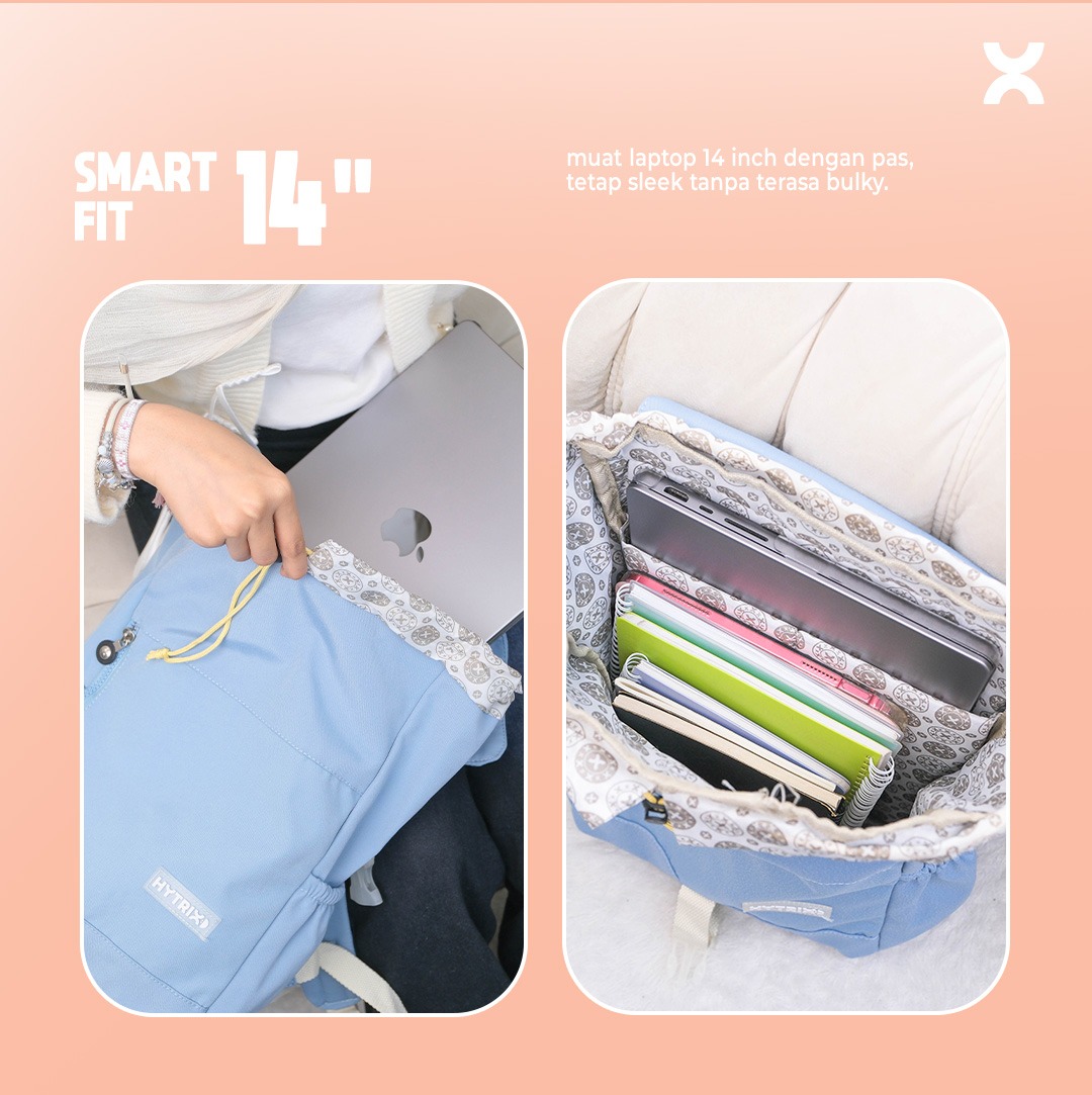 MONO 509 MEDIUM DRAWSTRING BACKPACK