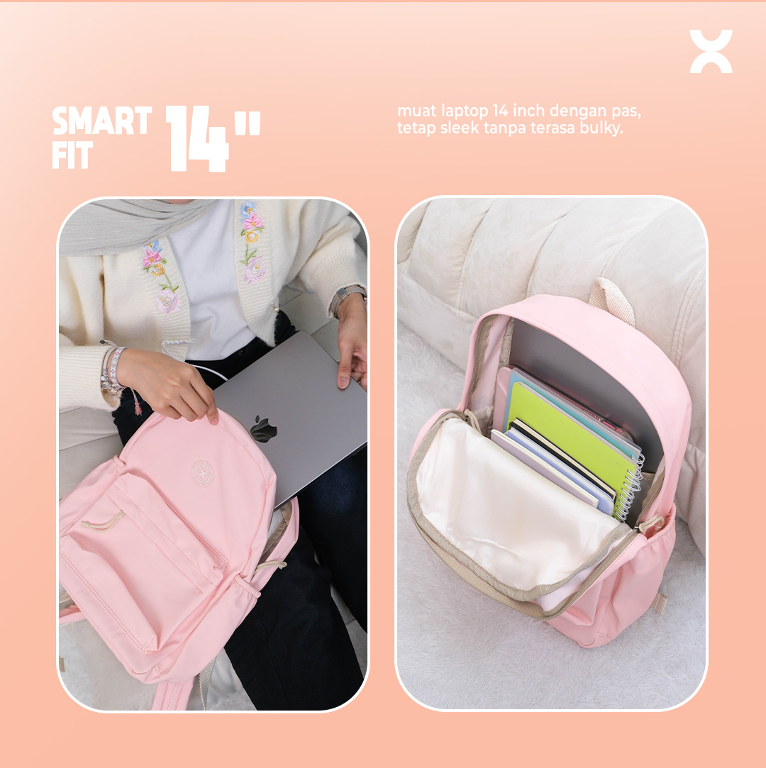 HYTRIX (LP94) Finnesse-94 - Finnesse Series Stylish Daily Backpack - Ransel Tas Fahion Korea Stylish (LP94)