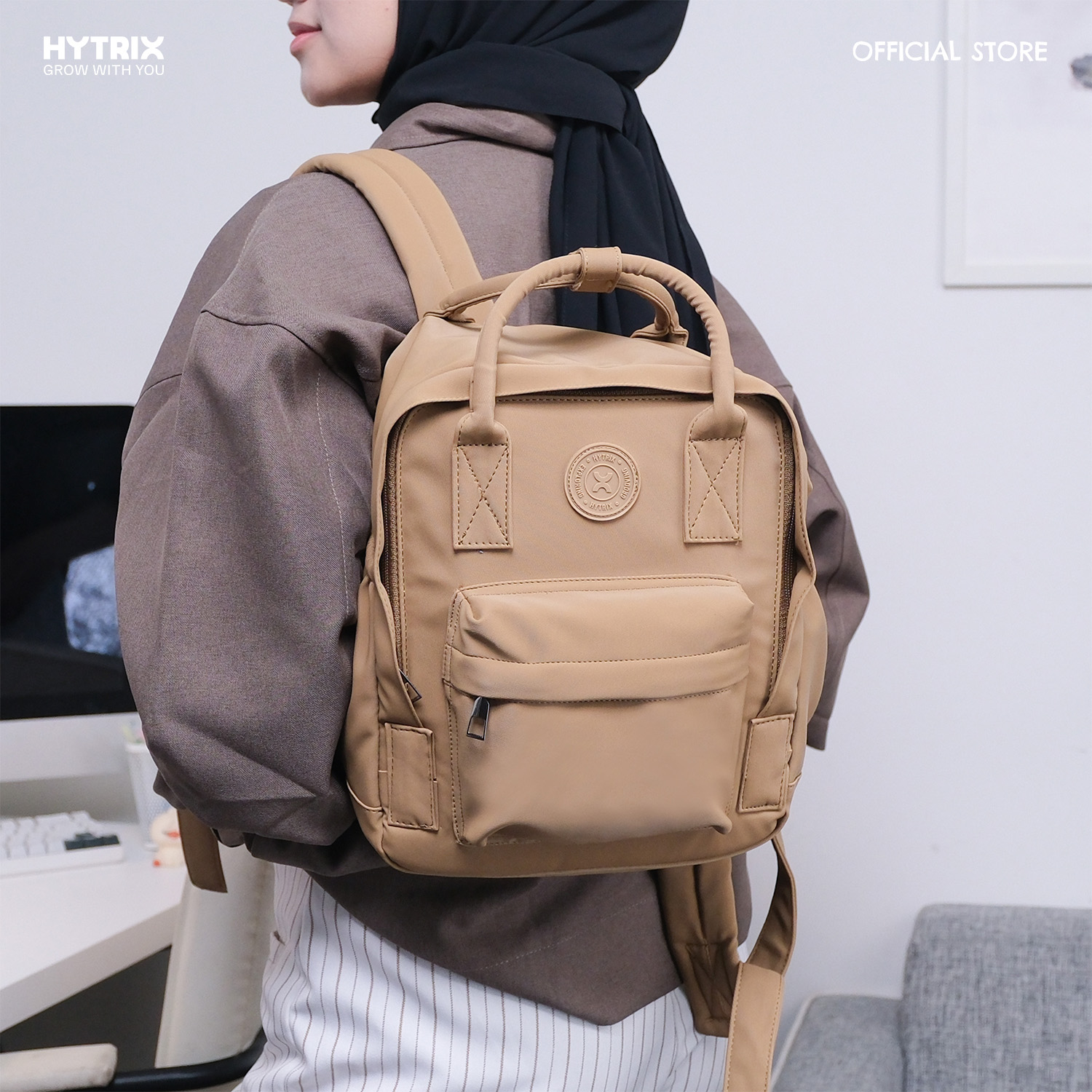 HYTRIX Tas Wanita Mini Backpack - Camelia - Velvet Series  [SR01]