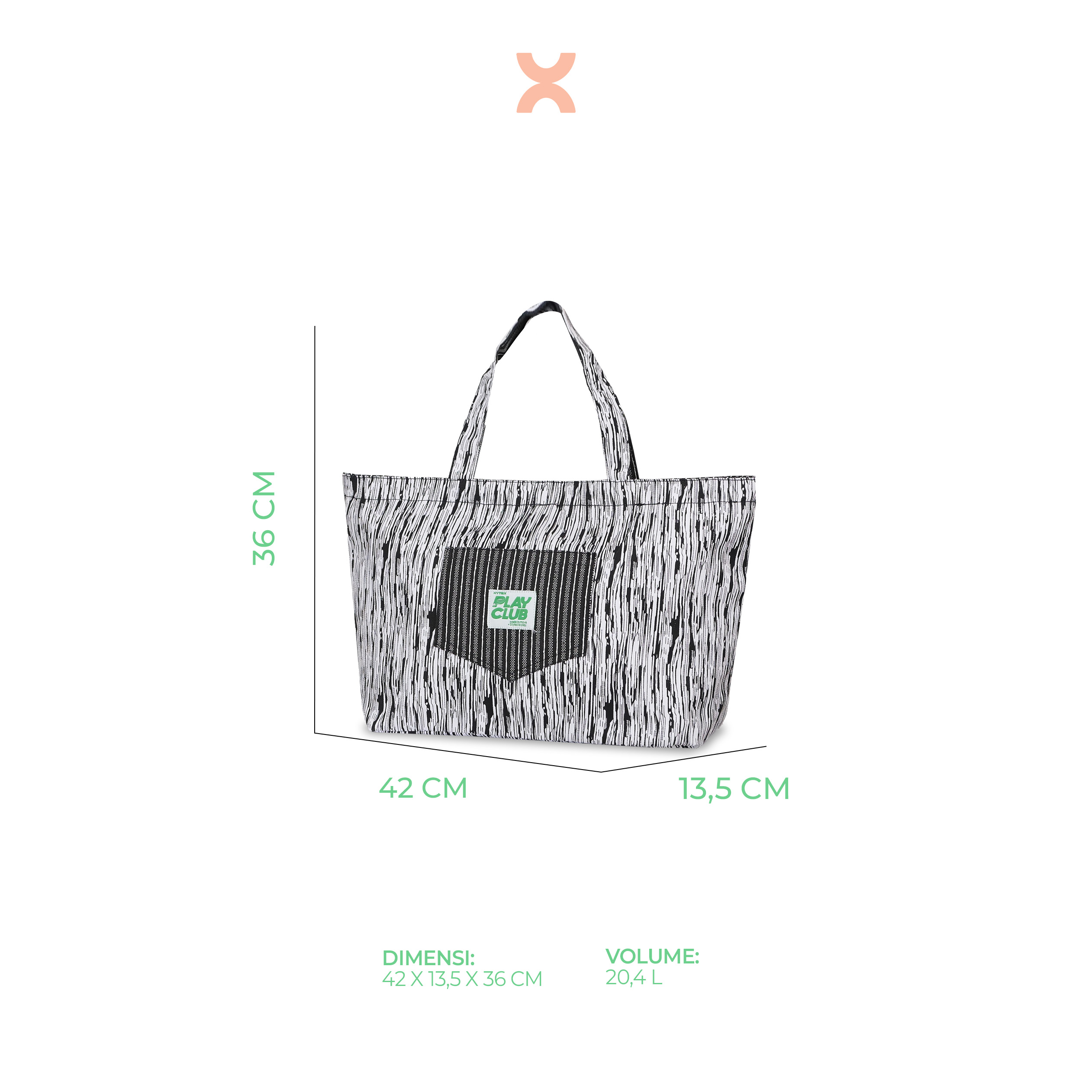 FLIP-FLOP PLAYCLUB TOTEBAG