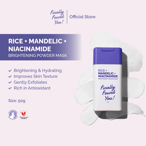 RICE + MANDELIC + NIACINAMIDE Brightening Powder Mask