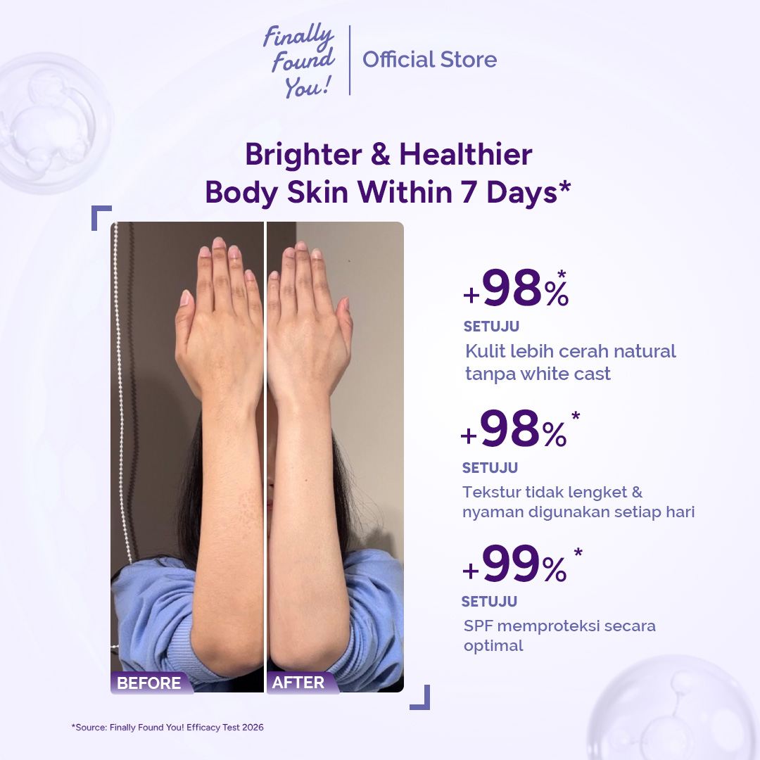 Finally Found You! RICE+ AI UV Bright Tone-Up Lotion SPF 30 PA++++ | Lotion Badan Cerah & Proteksi UV