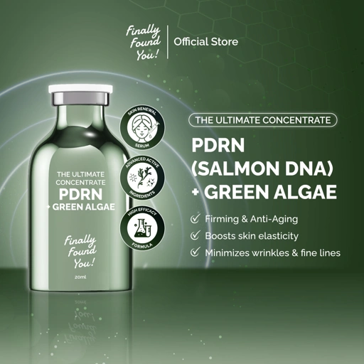 The Ultimate Concentrate PDRN + Green Algae 20mL | Firming & Lifting Serum untuk membantu mengencangkan kulit dan mengurangi garis halus & kerutan
