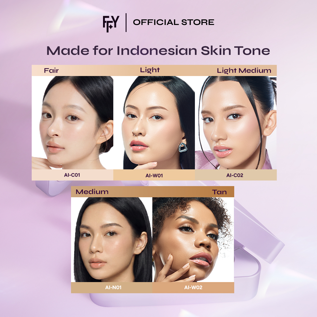 Finally Found You! RICE+ PrismRadiant Skin Essence Cushion with AI-Powered Technology | Rice Glow Cushion Essence Non-Comedogenic Weightless Coverage, Tekstur Ringan, Minim Oksidasi