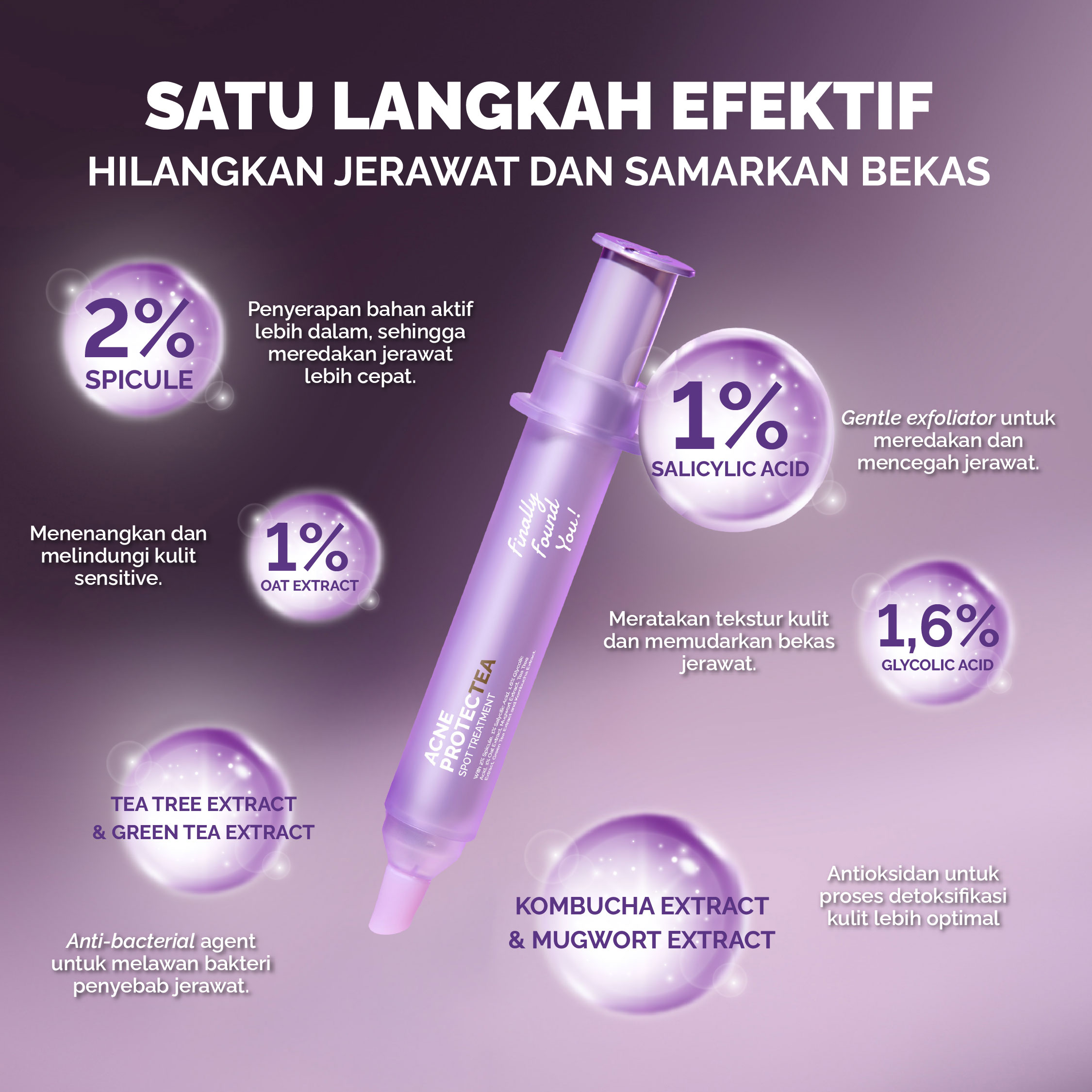 Finally Found You! Acne ProtecTea Spot Treatment 12g | Obat Totol Jerawat Untuk Kulit Sensitif & Berjerawat