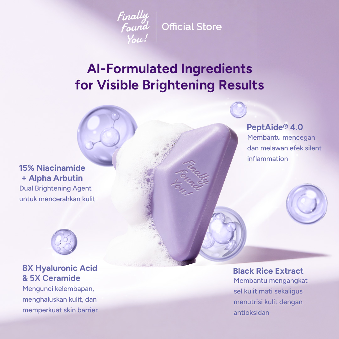 Finally Found You! BLACK RICE+ AI High-Concentrated Brightening Body Soap | Sabun Pencerah Badan & Kulit Kusam