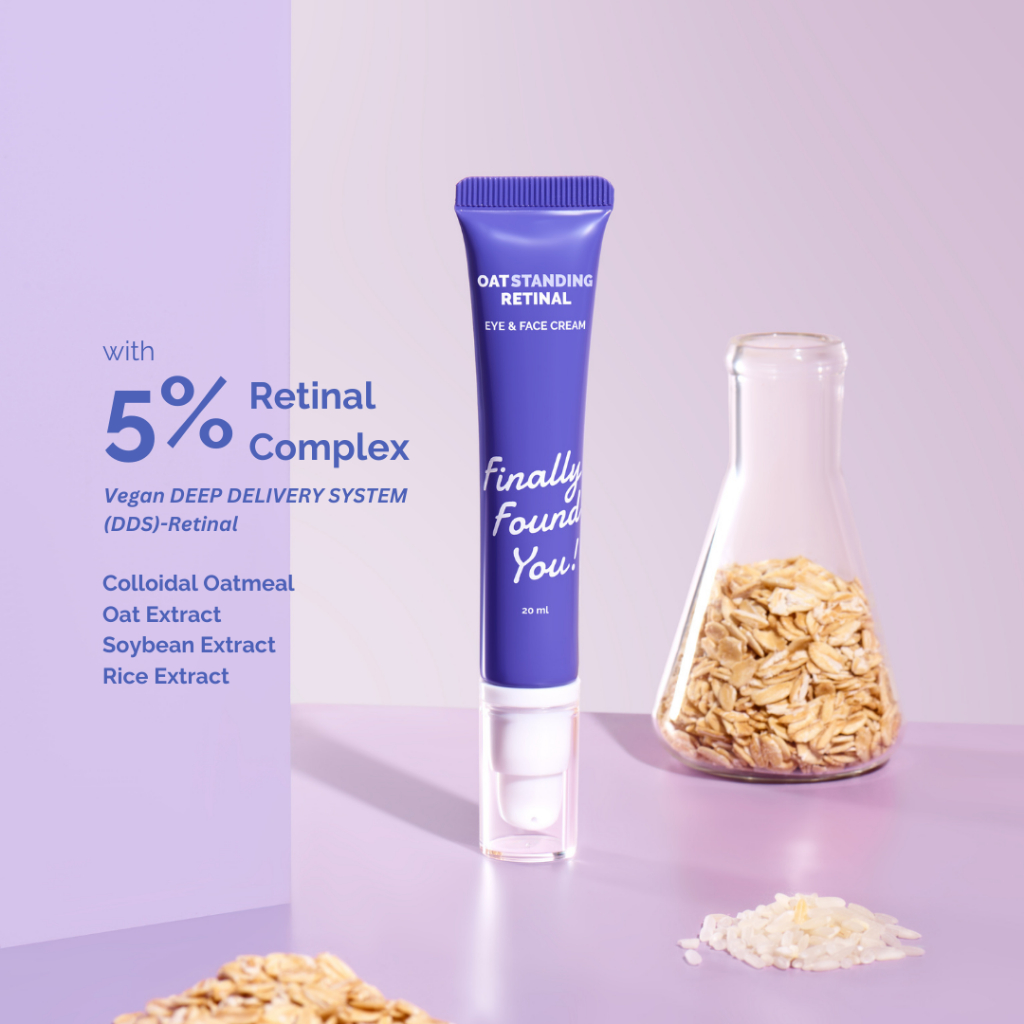 Finally Found You! FFY OATstanding Retinal - 2in1 Eye & Face Cream Krim untuk Mata Panda dan Kerutan 20ml
