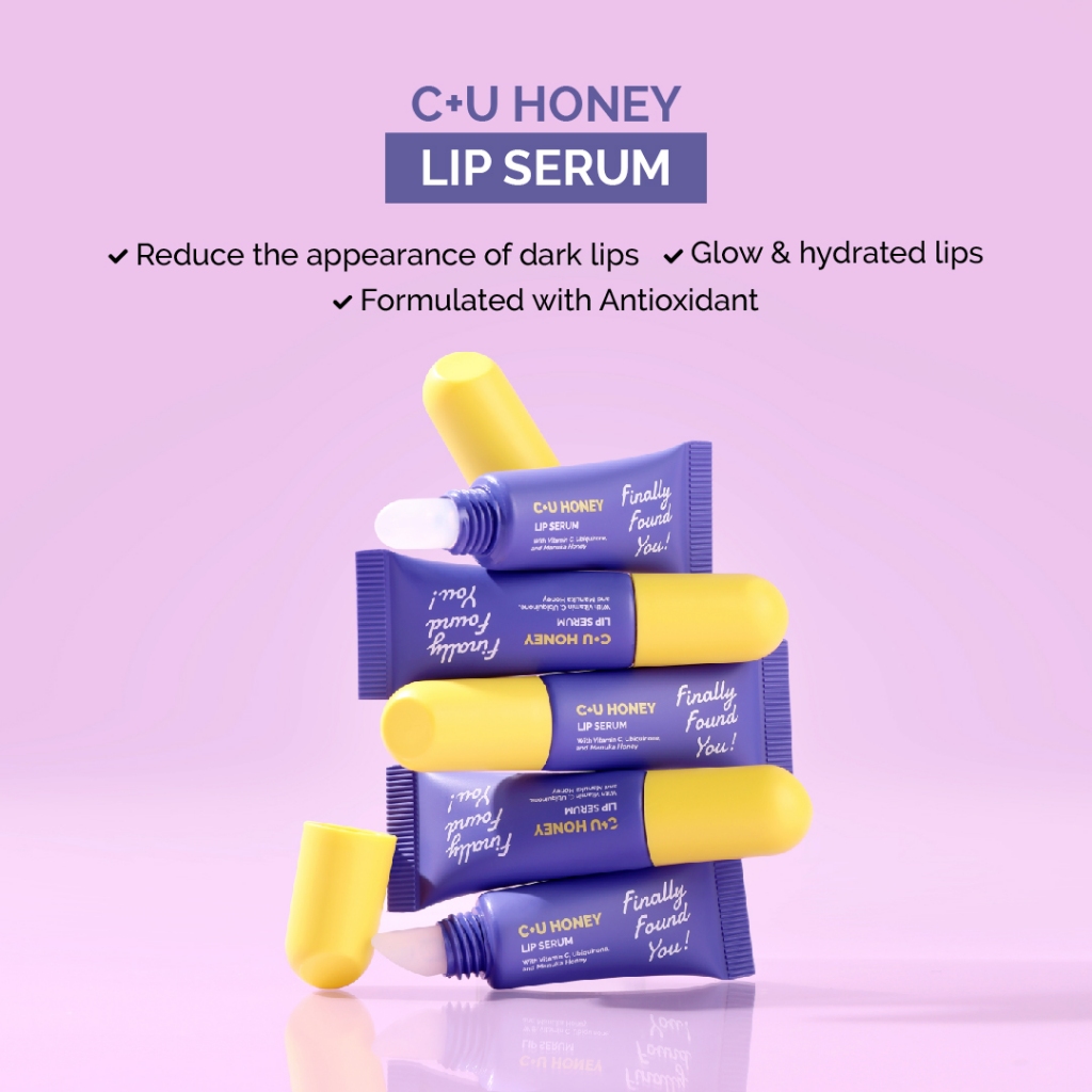 Finally Found You! C+U Honey Lip Serum untuk Melembapkan dan Mencerahkan Bibir 5ml