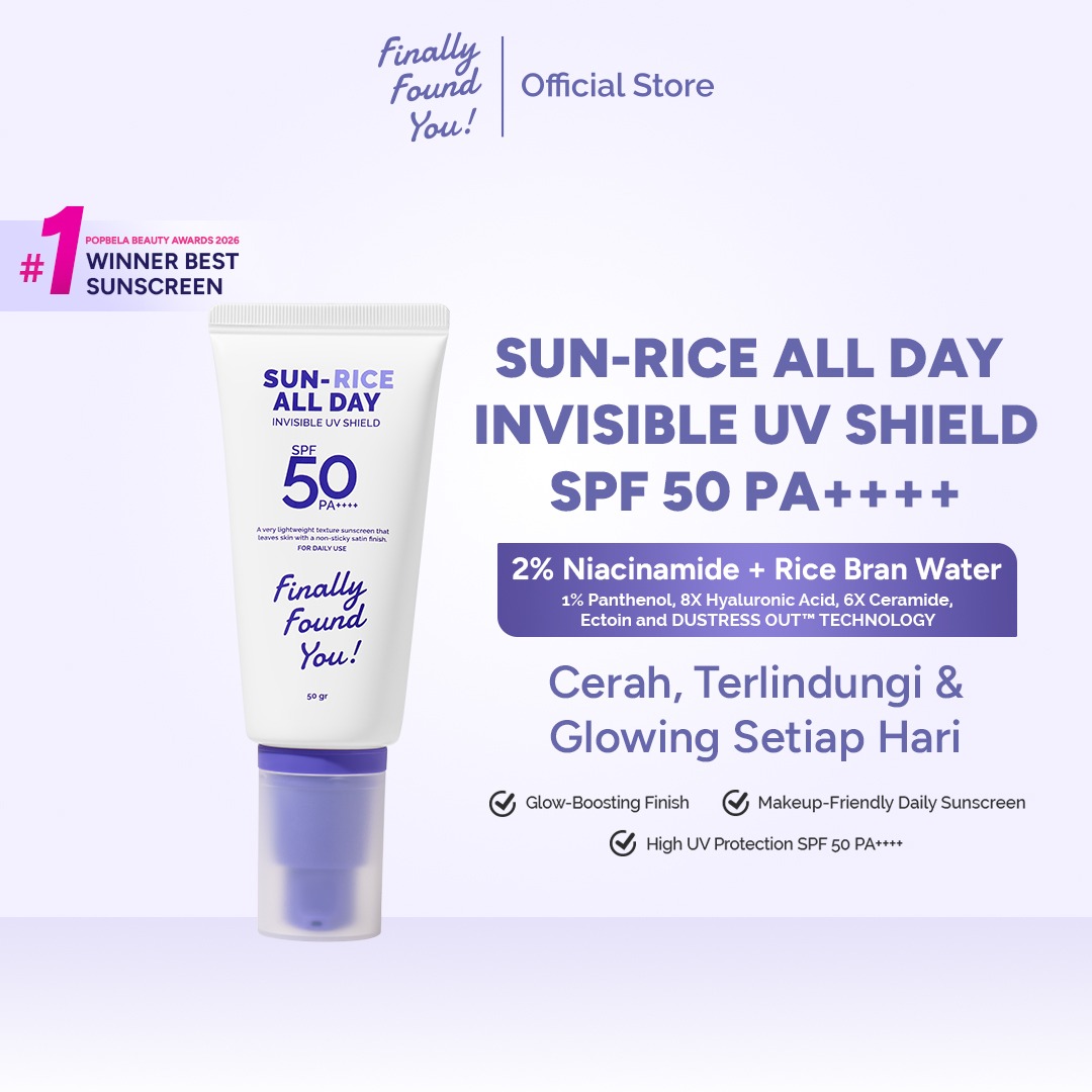 FINALLY FOUND YOU! SUN-RICE ALL DAY Invisible UV Shield SPF 50 PA++++ 50ml