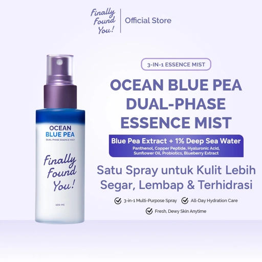 Finally Found You! Ocean Blue Pea Dual-Phase Essence Mist 100ml & 50ml