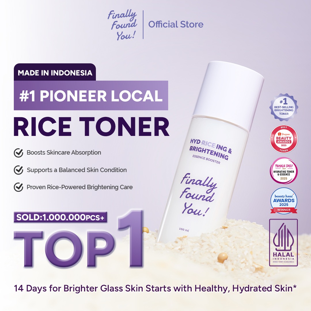 Finally Found You! HYDRICEING & BRIGHTENING Essence Booster - Serum Infused Toner Untuk Semua Jenis Kulit 100mL