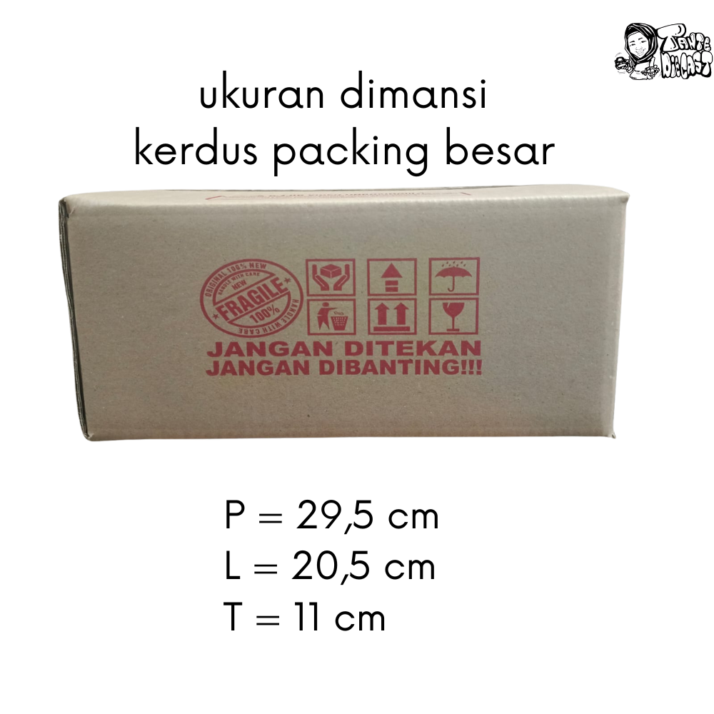 KP003 | kerdus packing besar Double Wall uk15prem/20reg (29,5x20,5x11)