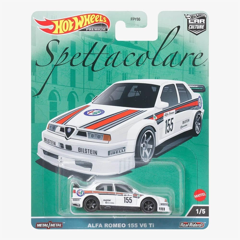 HKC48 | Hot Wheels Premium Car Culture Spettacolare Alfa Romeo 155 V6 Ti
