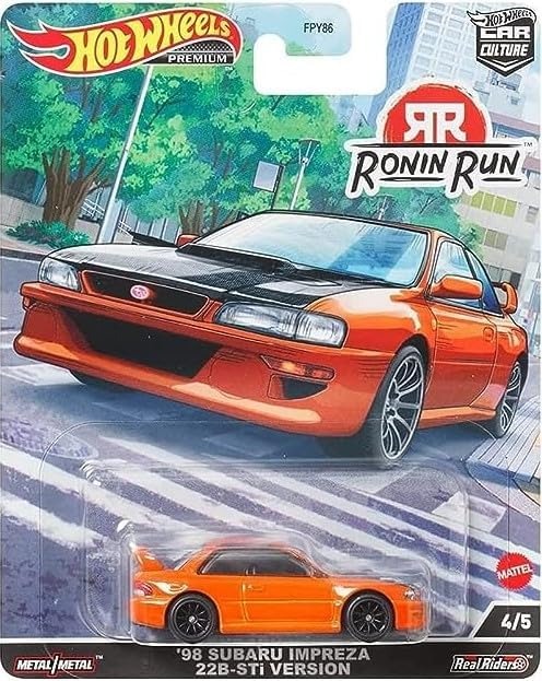 HCK14 | Hot Wheels Premium Car Culture Ronin Run 98 Subaru Impreza 22B-STI Version