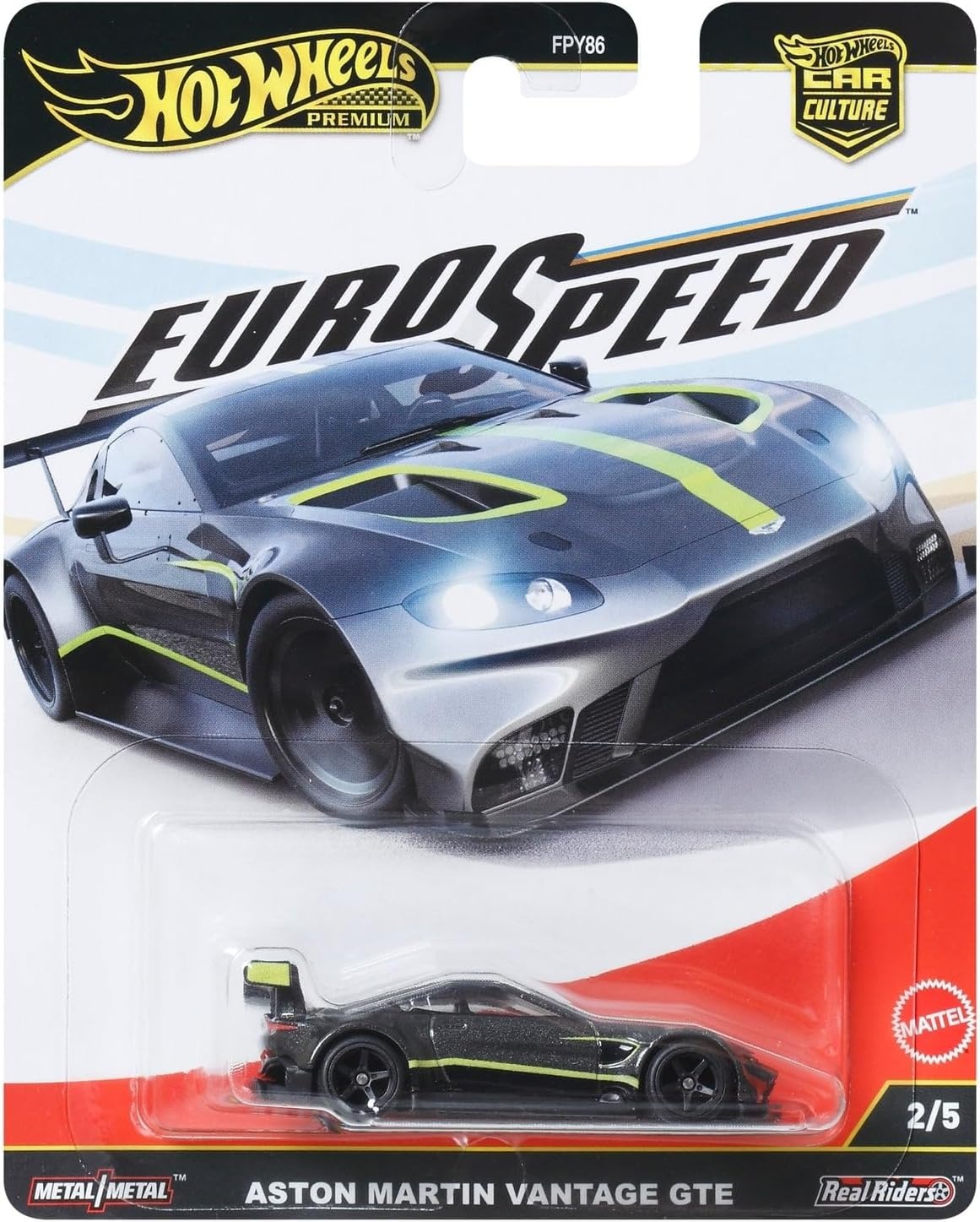 JBK76 | Hot Wheels Premium Euro Speed Aston Martin Van Gte