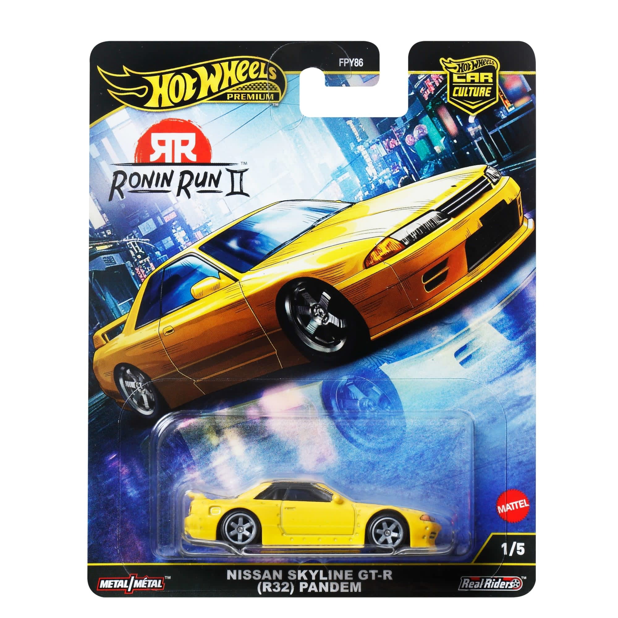 JBK88 | Hot Wheels Premium Car Culture Ronin Run Nissan Skyline R32