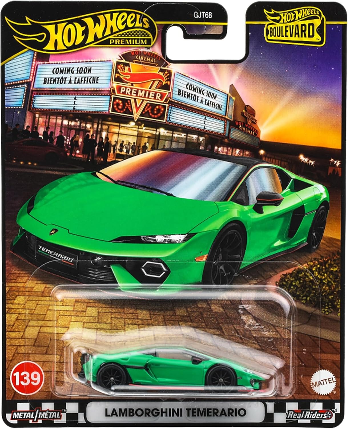 JBL09 | Hot Wheels Premium Boulevard Lamborghini Temarario Green