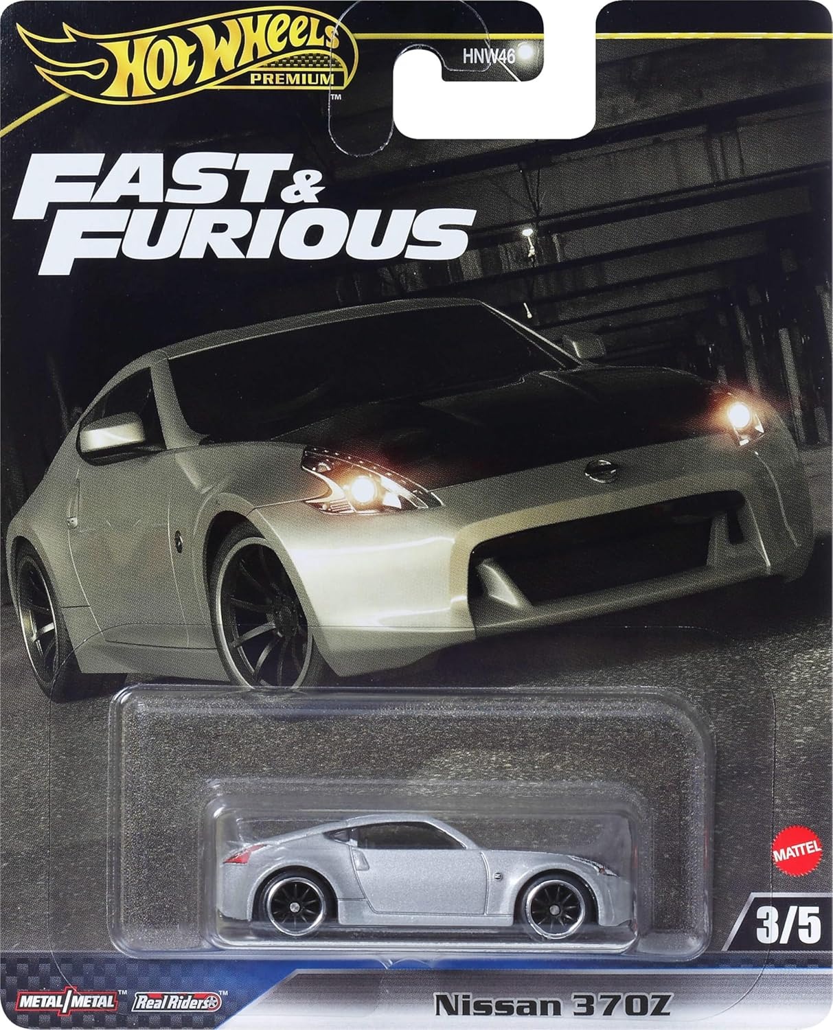 JBL91 | Hot Wheels Premium Fast & Furious Nissan 370Z Silver