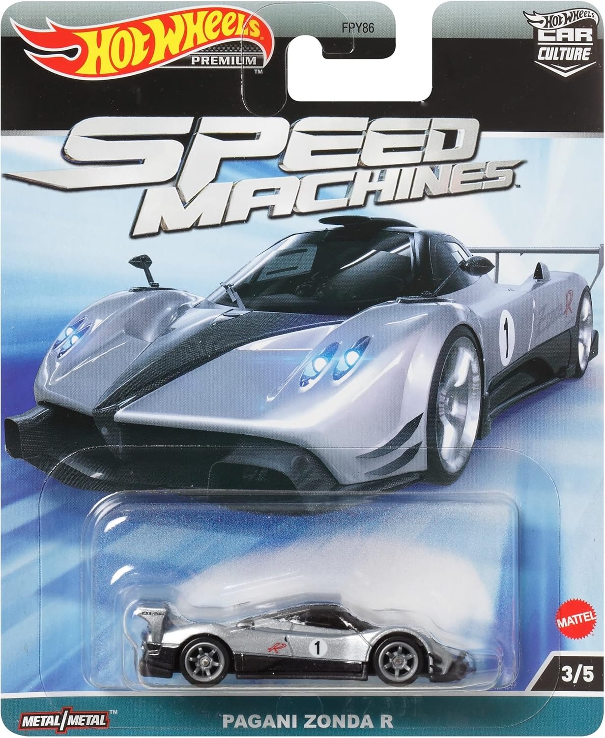 HKC42 | Hot Wheels Premium Car Culture Speed Machines Pagani Zonda R