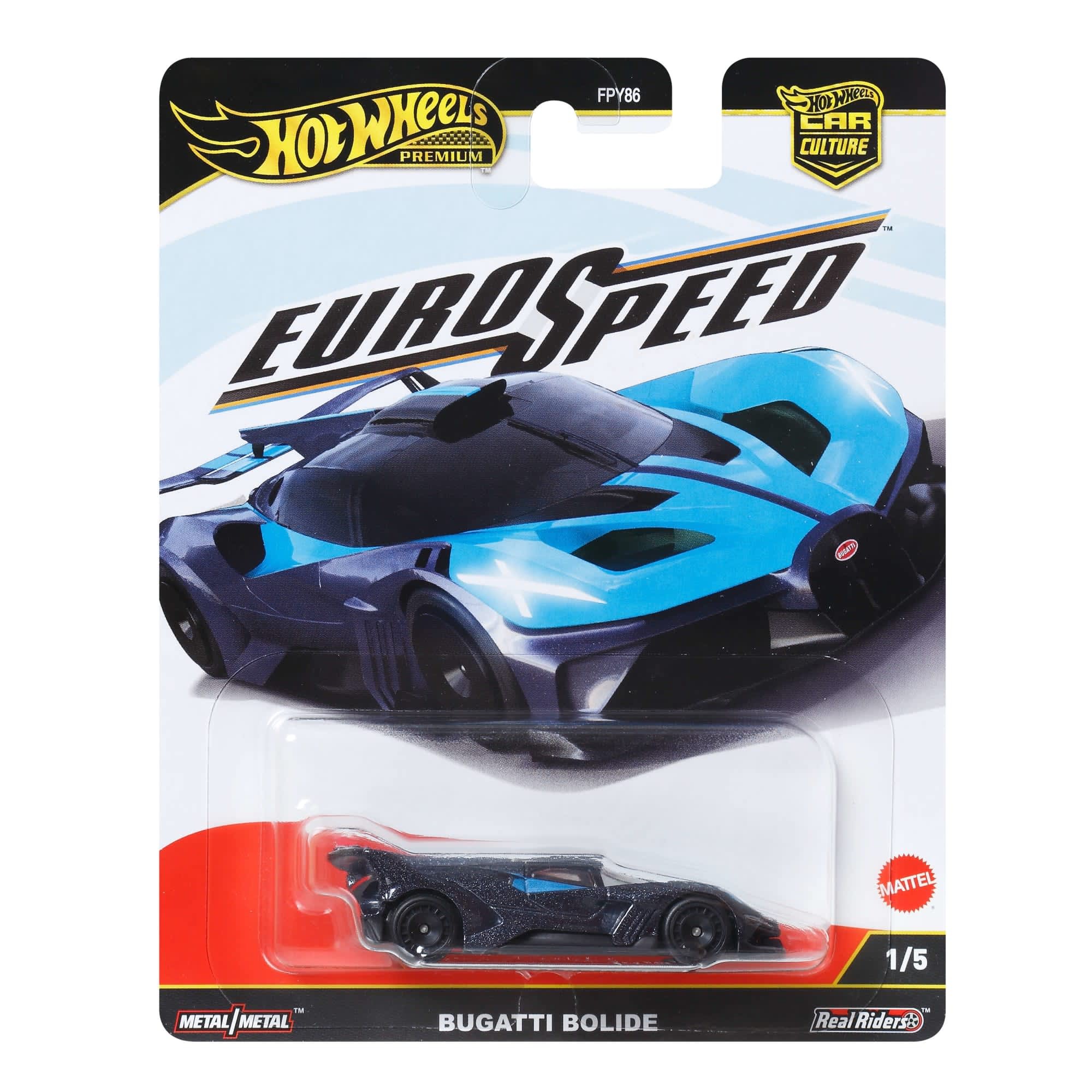 JBK79 | Hot Wheels Premium Car Culture Euro Speed Bugatti Bolide