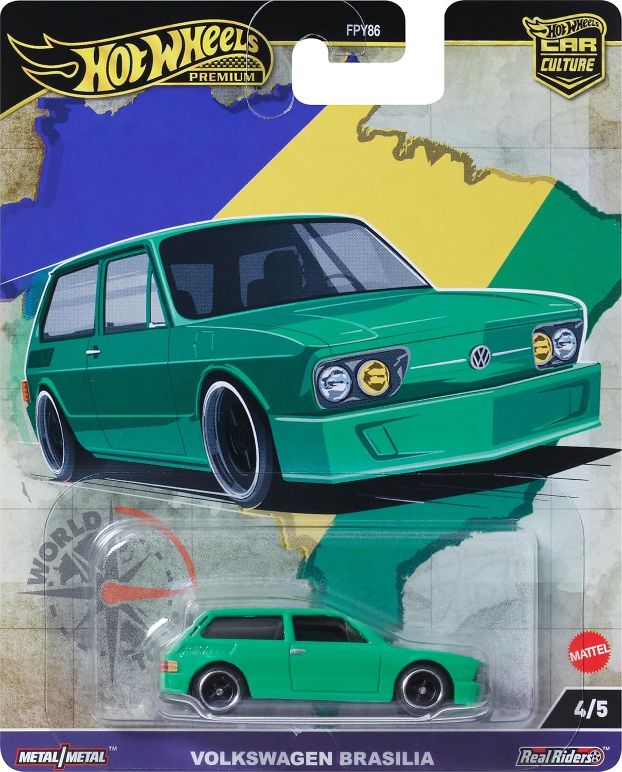 HRV82 | Hot Wheels Premium Car Culture World Tour Volkswagen Brasilia