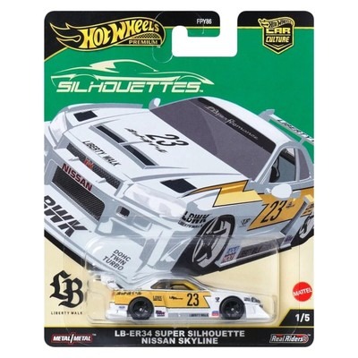 JBK59 | Hot Wheels Premium Car Culture Silhouettes LB-ER34 Super Silhouettes Nissan Skyline