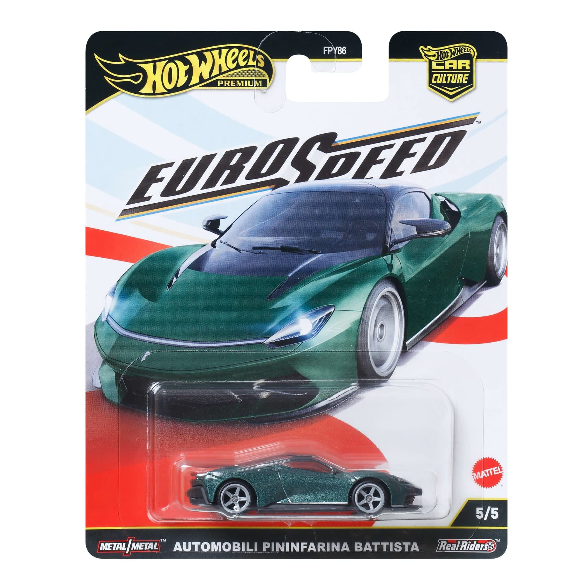 JBK77 | Hot Wheels Premium Euro Speed Automobili Pininfarina Battista