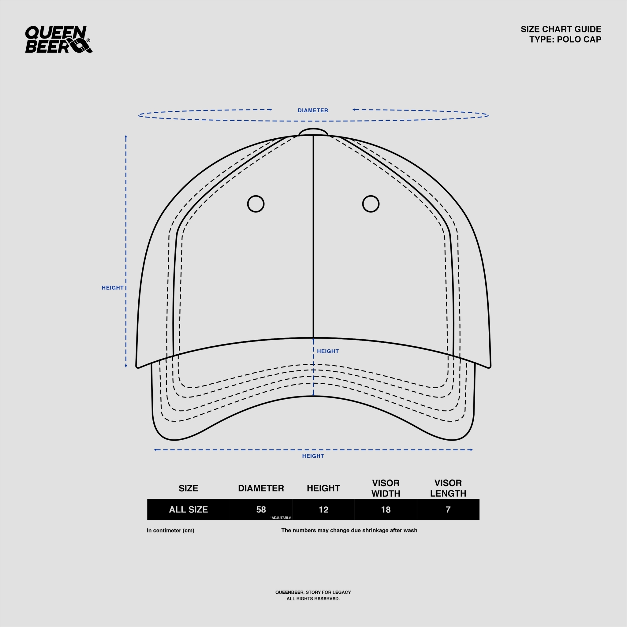 Queenbeer - Nylon Hat Stark