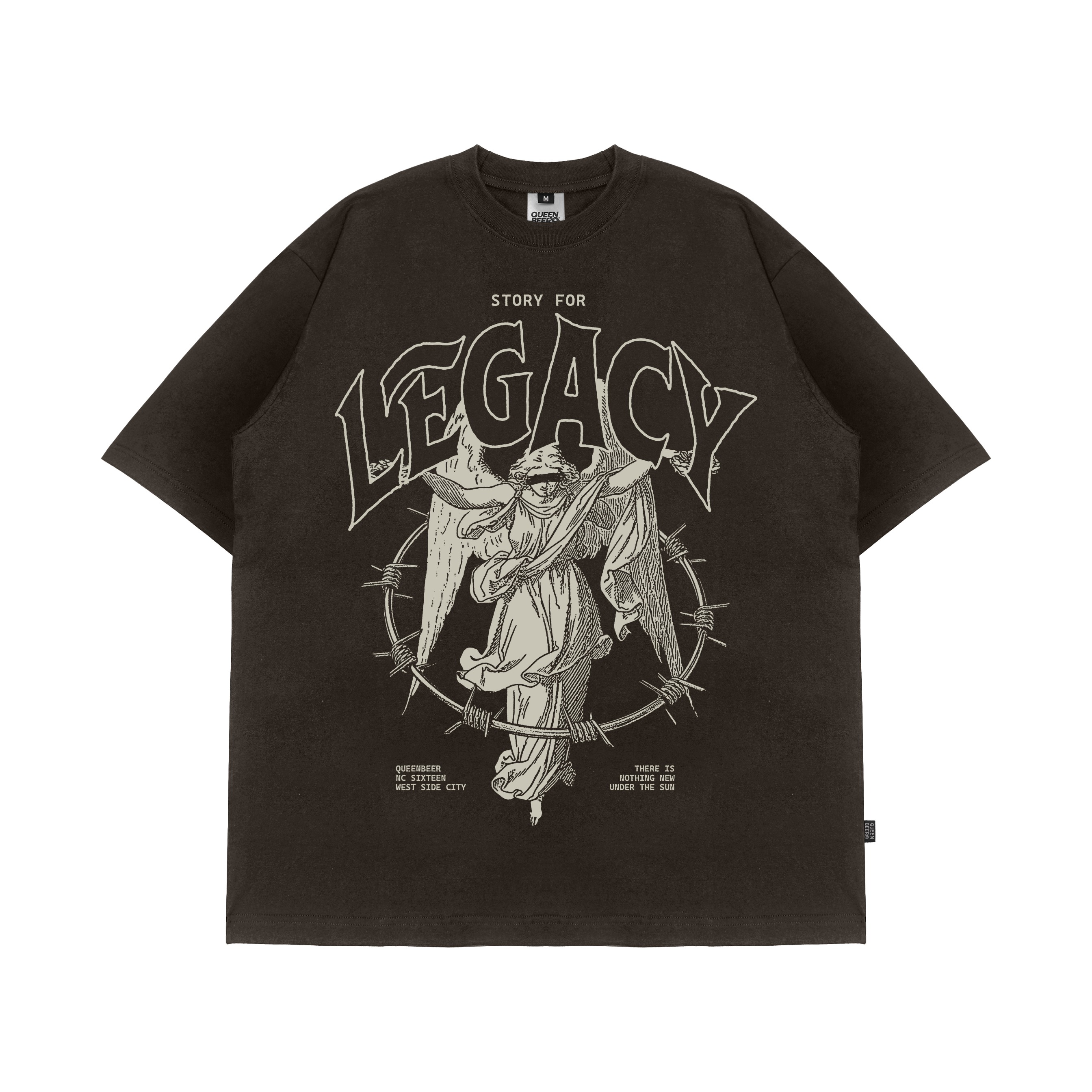 Queenbeer - T-shirt Athens Dark Grey