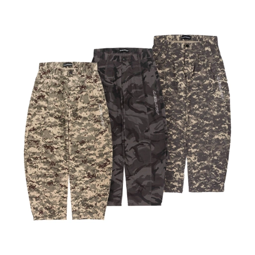 Queenbeer - Gavin Barrel Camo Pants