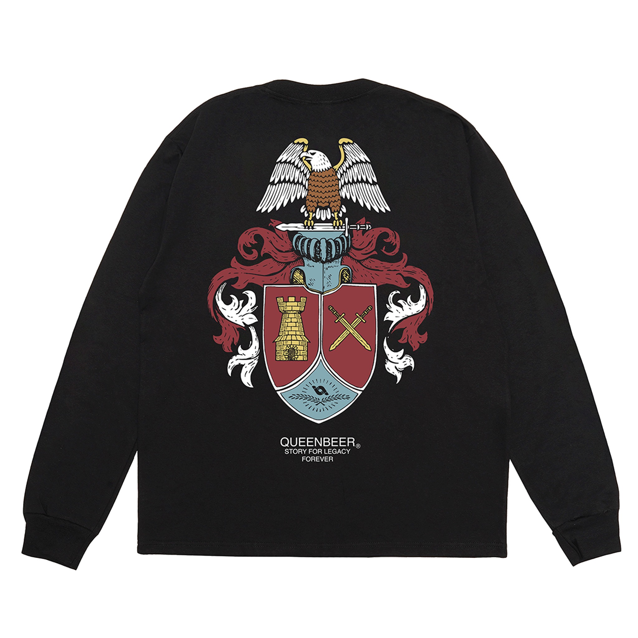 Queenbeer - Longsleeve T-shirt Bethany Black
