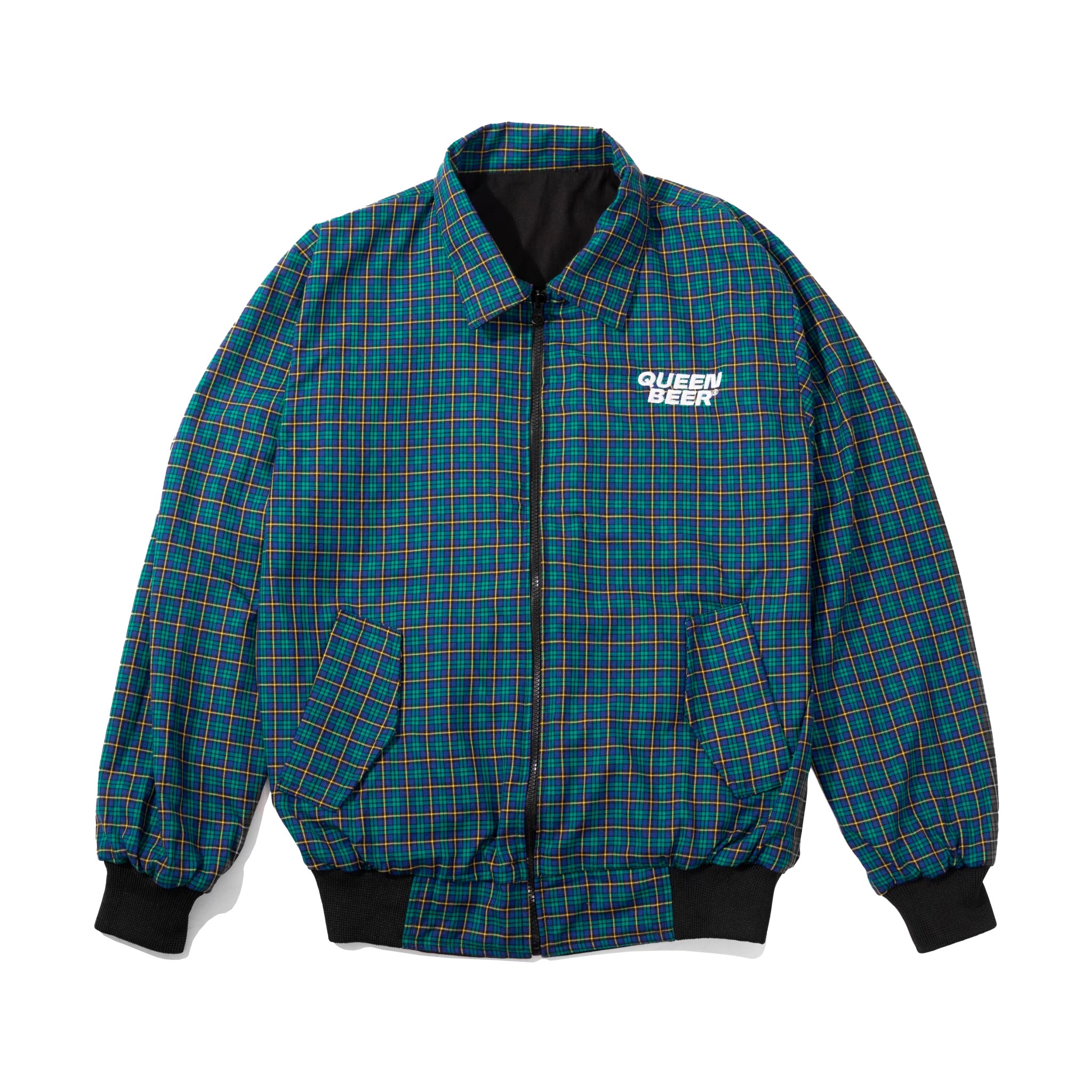Queenbeer - Canvas Reversible Jacket Dariel Black