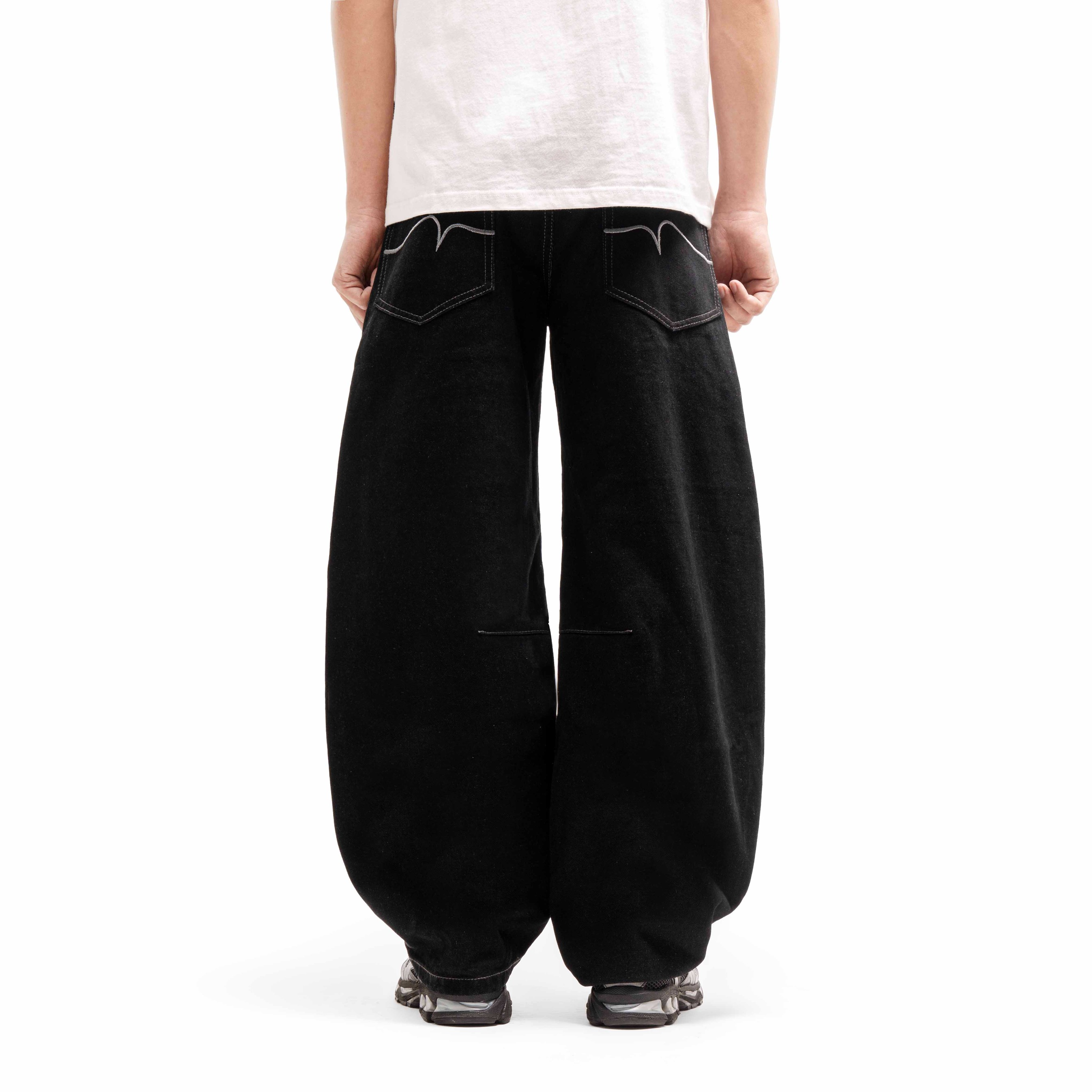 Queenbeer - Laurent Barrel Denim Pants