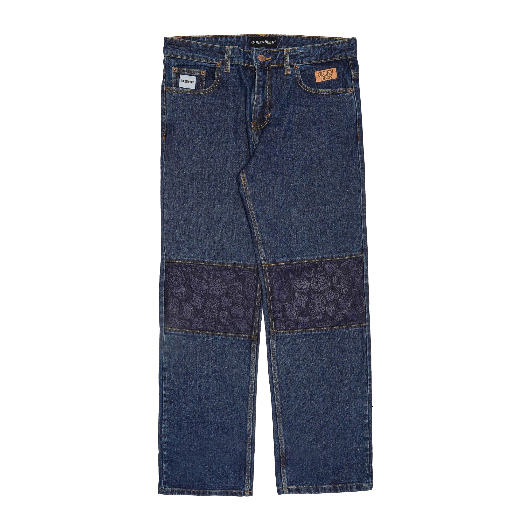 Queenbeer - Denim Pants Dyrek Washed