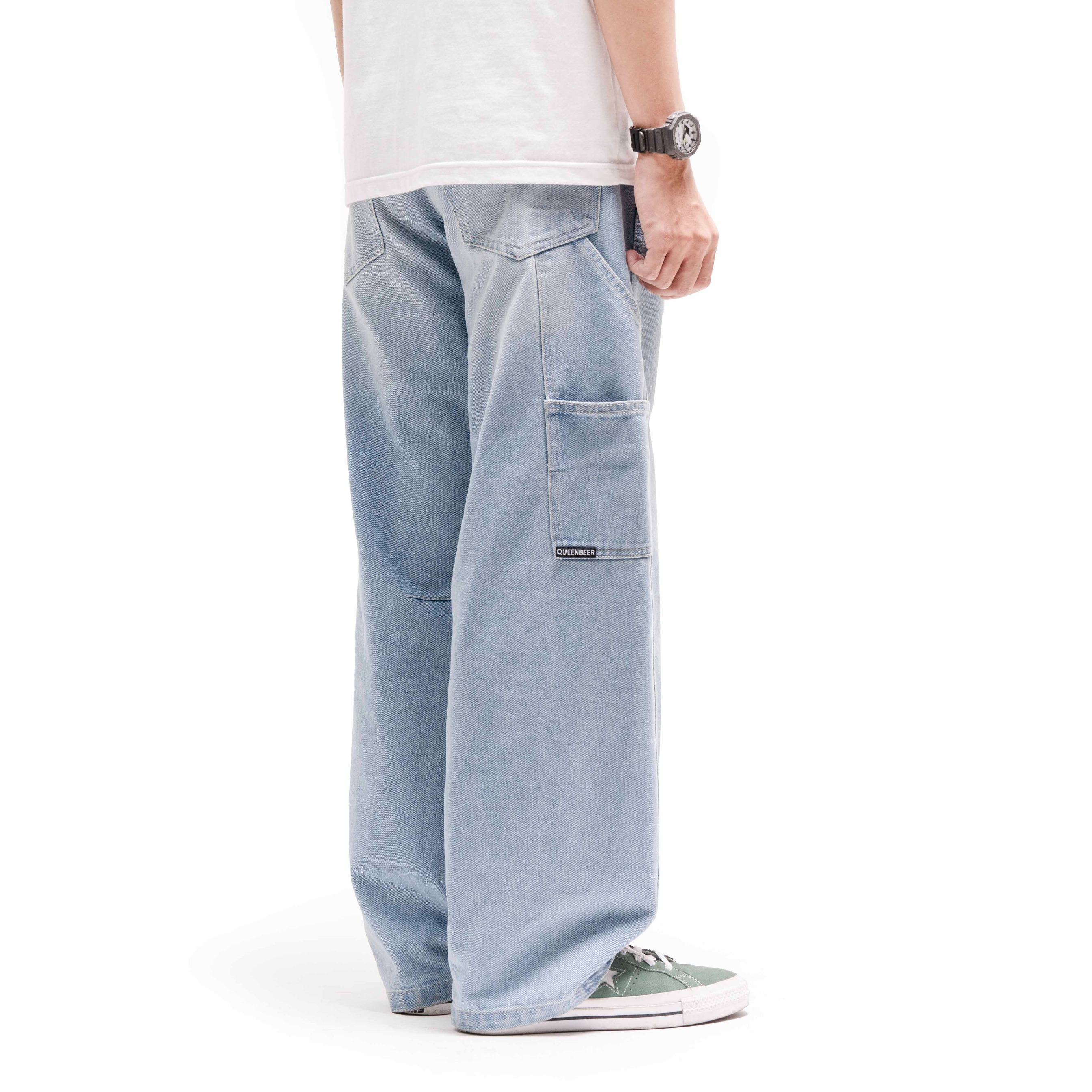 Queenbeer - Jammie Carpenter Denim Pants