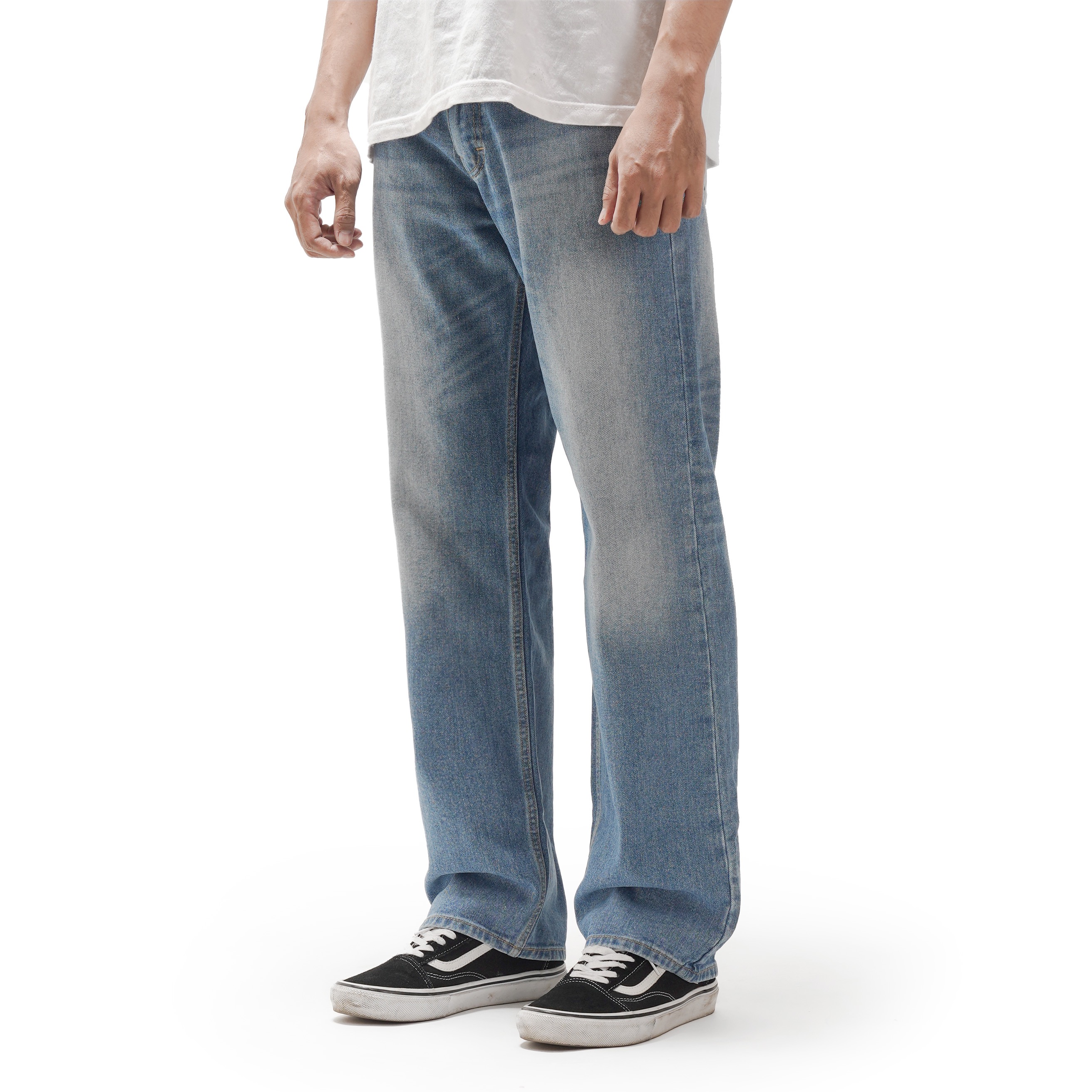 Queenbeer - Denim Pants Sakuya Blue Washed