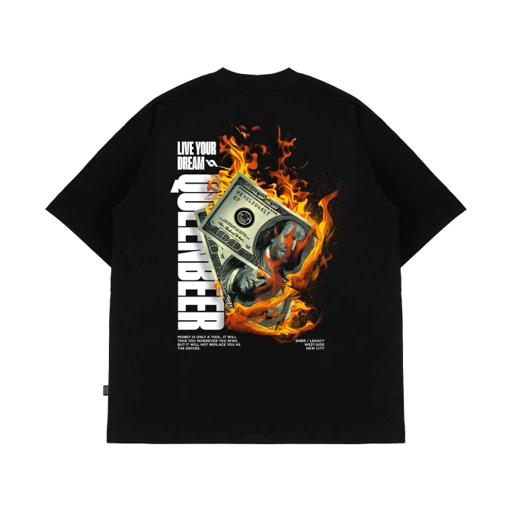 Image of Queenbeer - T-shirt Frankllin Black