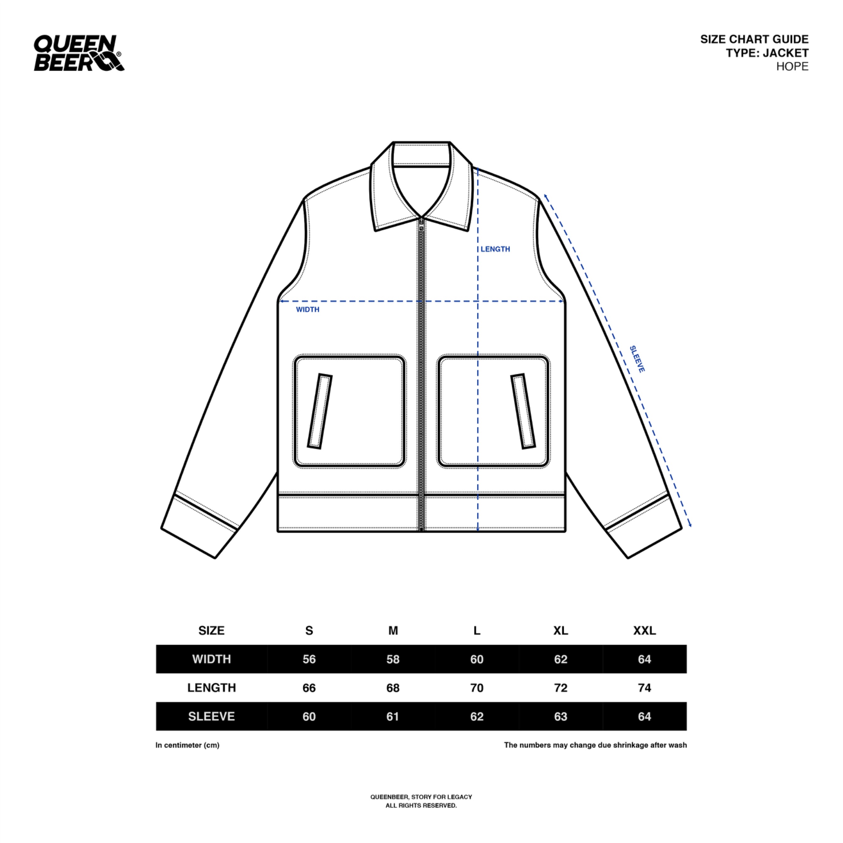 Queenbeer - Work Jacket Hope Navy