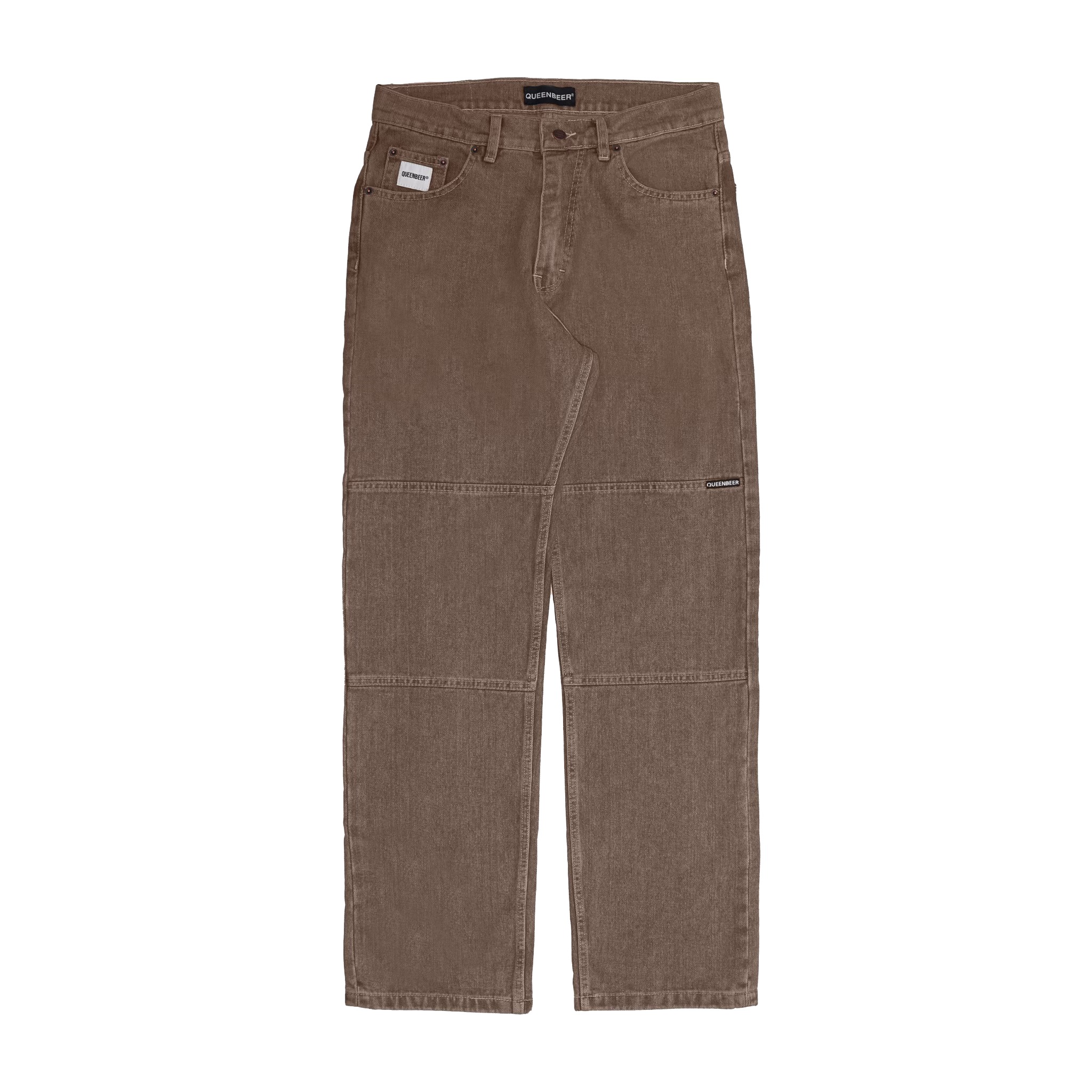 Queenbeer - Double Knee Denim Pants Kellyn