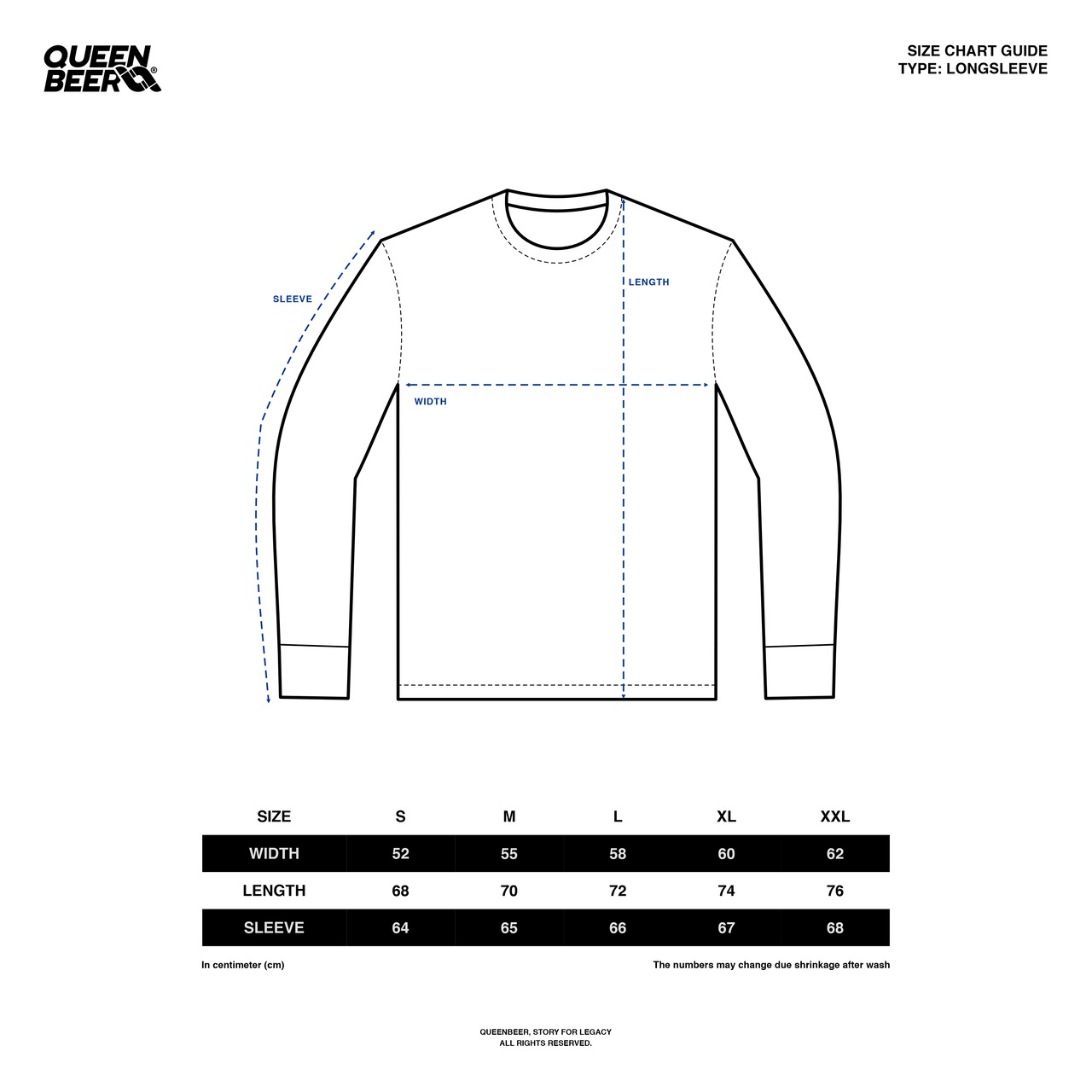 Queenbeer - Longsleeve T-shirt Drake Black