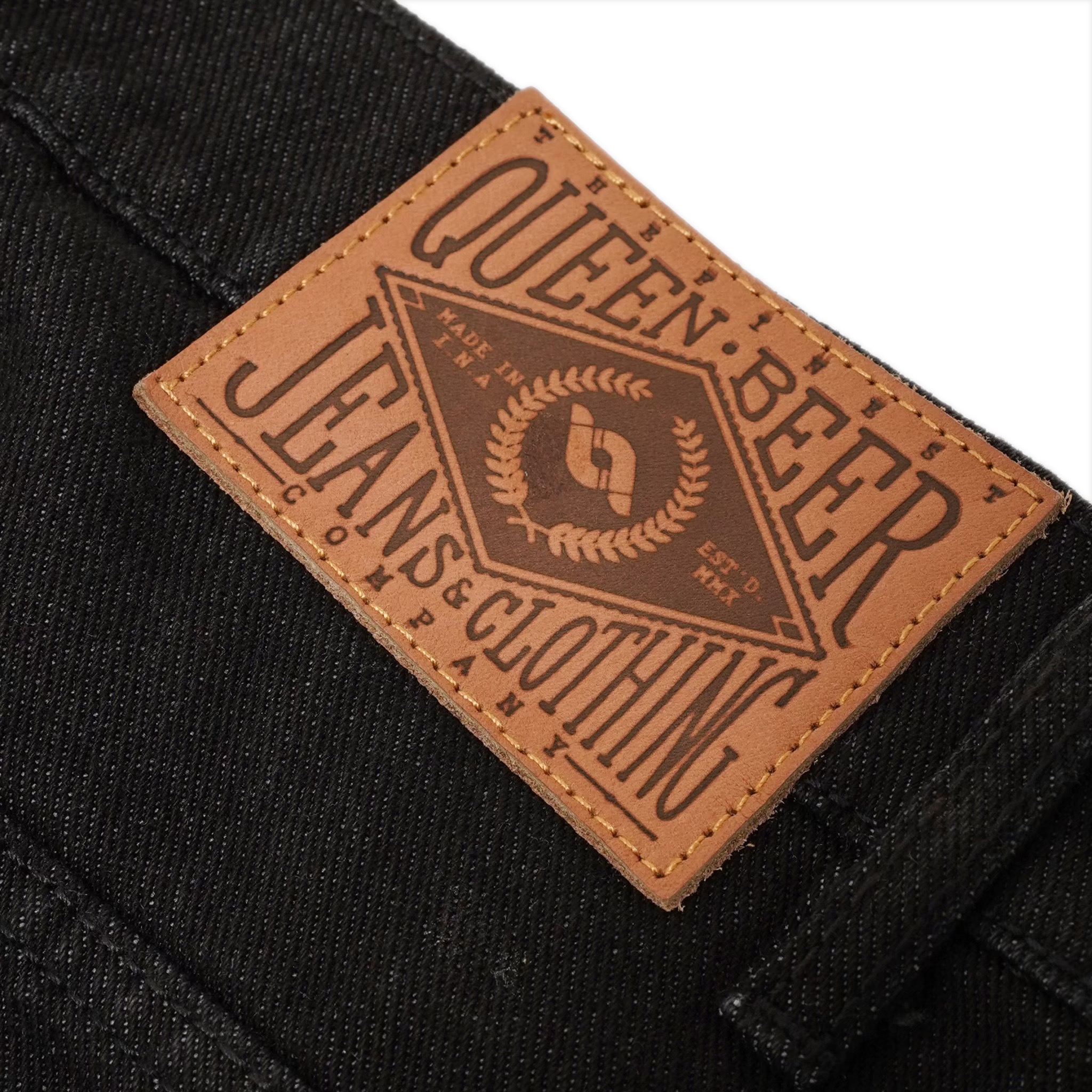 Queenbeer - Denim Pants Lucy Black Washed