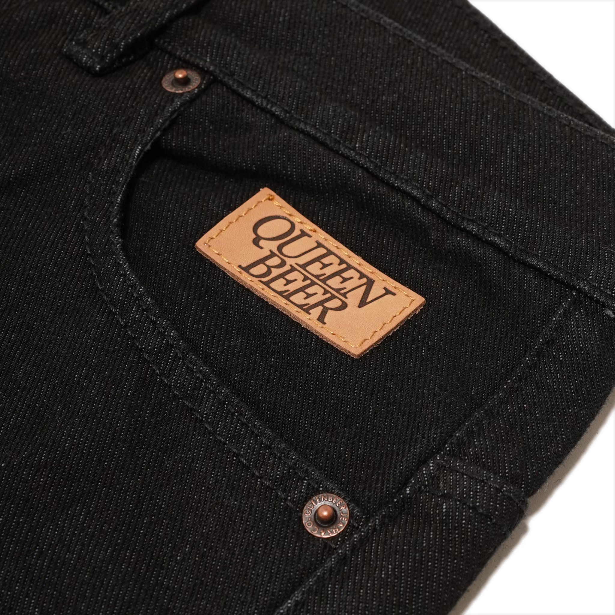 Queenbeer - Denim Pants Lucy Black Washed